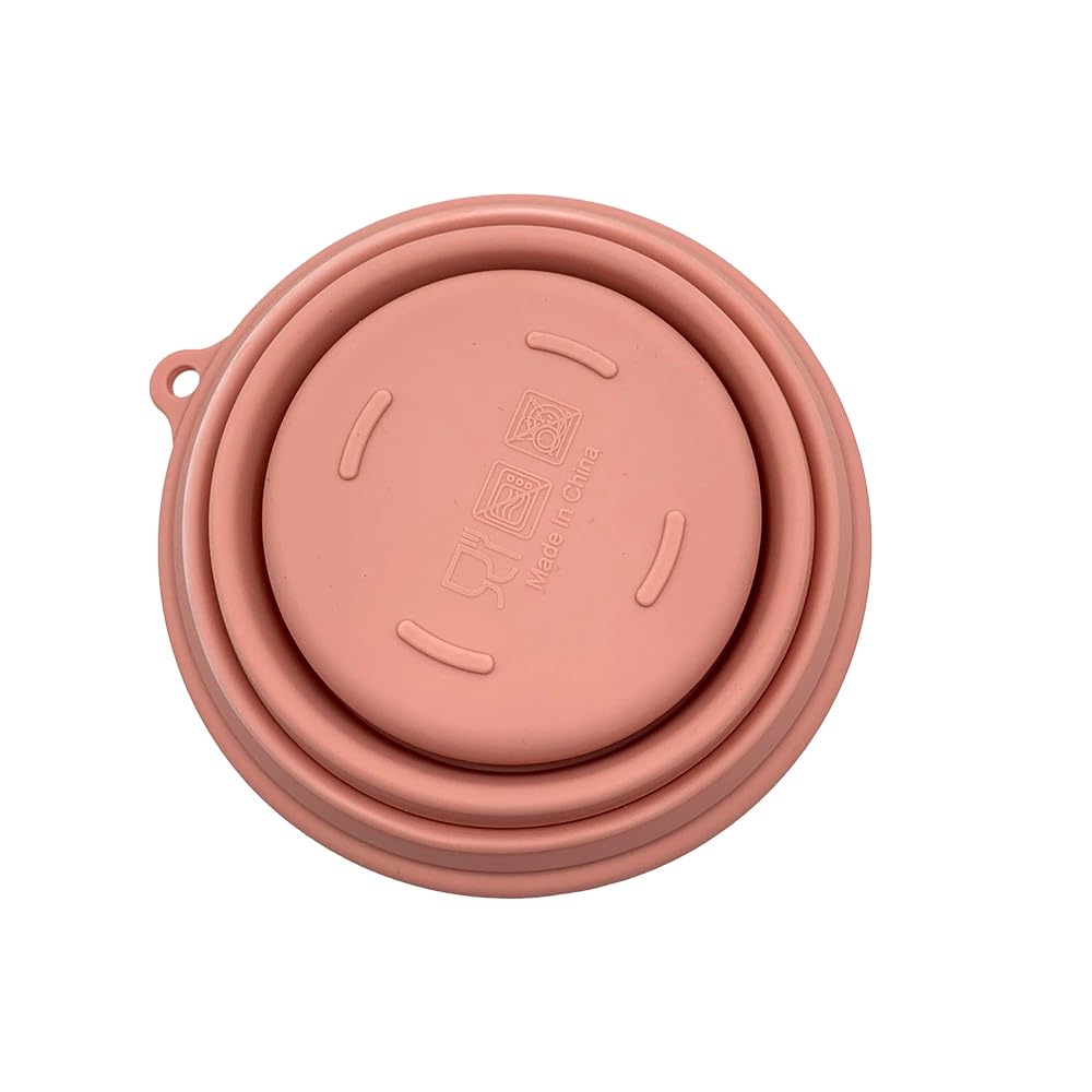 Collapsible Silicone Food Storage Bowl with Lid - 18OZ Portable Foldable Container for Salad, Lunch & Meal Prep | Perfect for Camping, Hiking, Travel & Outdoor Activities