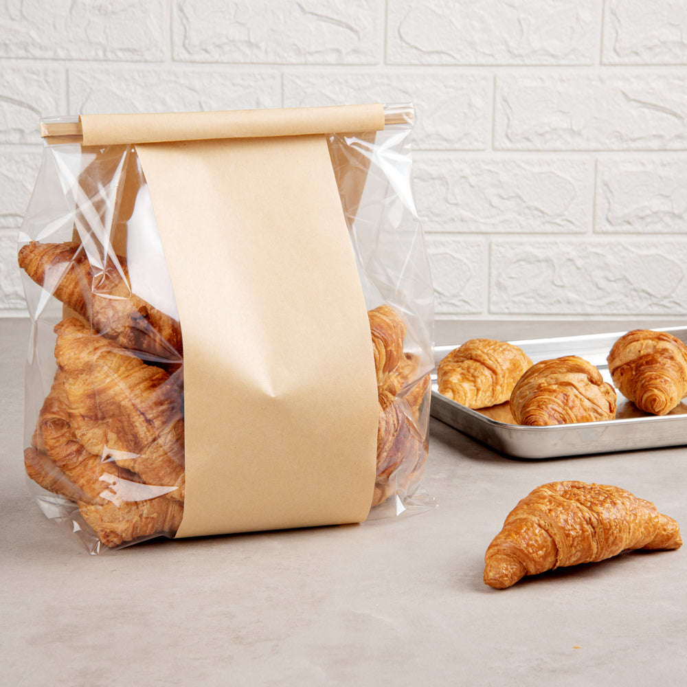 Kraft Paper Bakery Bags with Tin Tie Closure - 8.25