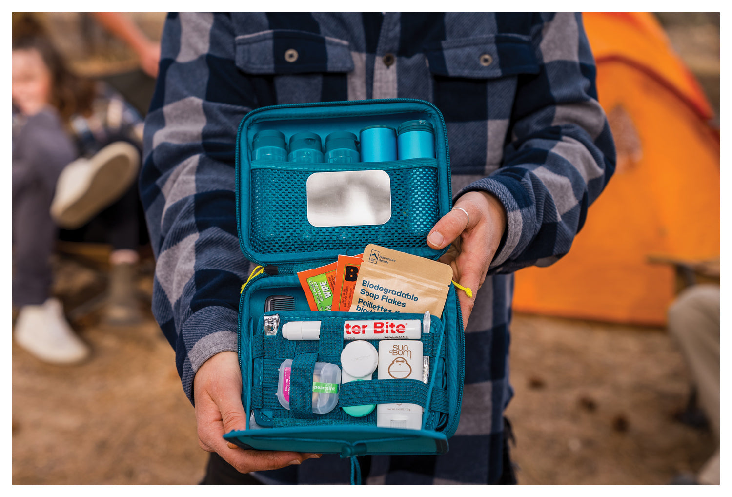 Portable Camping Toilet Kit - Lightweight & Compact Travel Toilet for Outdoor Adventures, Hiking, RV Trips & Emergency Preparedness