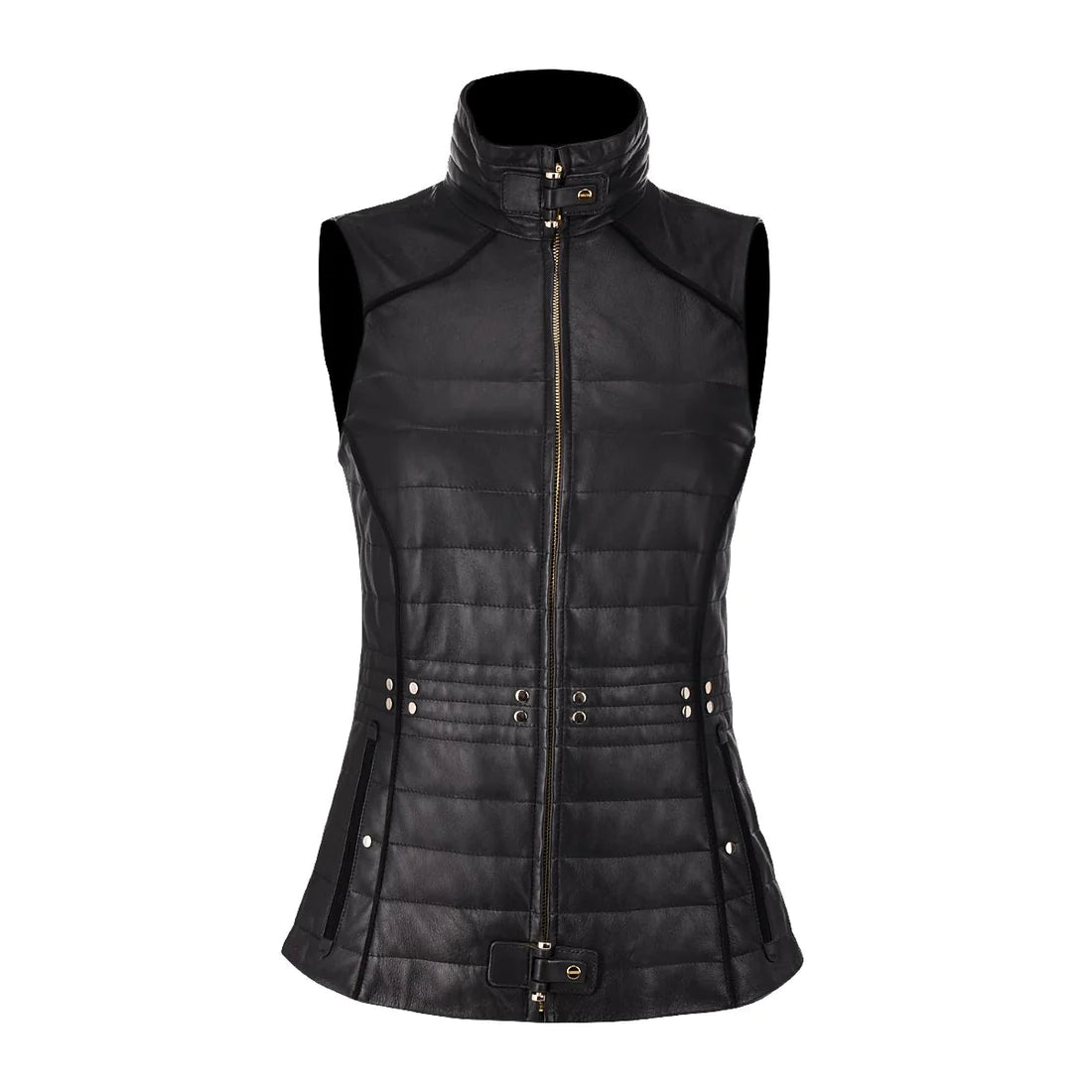 Cuadra Black Western Fashion Soft Lambskin Vest for Women | Stylish Cowgirl Jacket | Perfect for Rodeo, Country Concerts & Western Outfits
