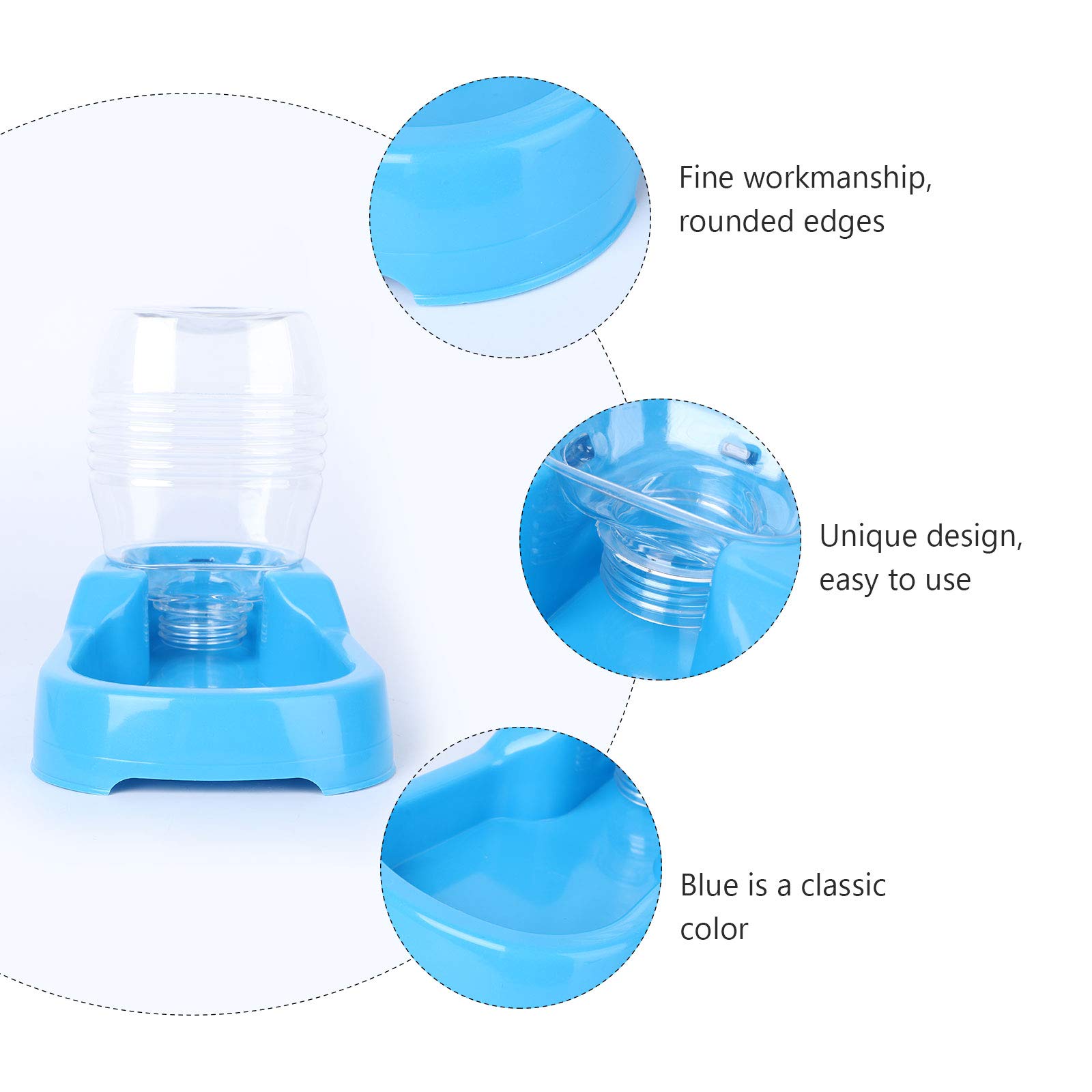 Automatic Pet Feeder and Water Dispenser - Portable Cat & Dog Food Bowls with Bottle for Travel, Home, and Outdoor Use - Perfect for Dogs, Cats, and Small Pets