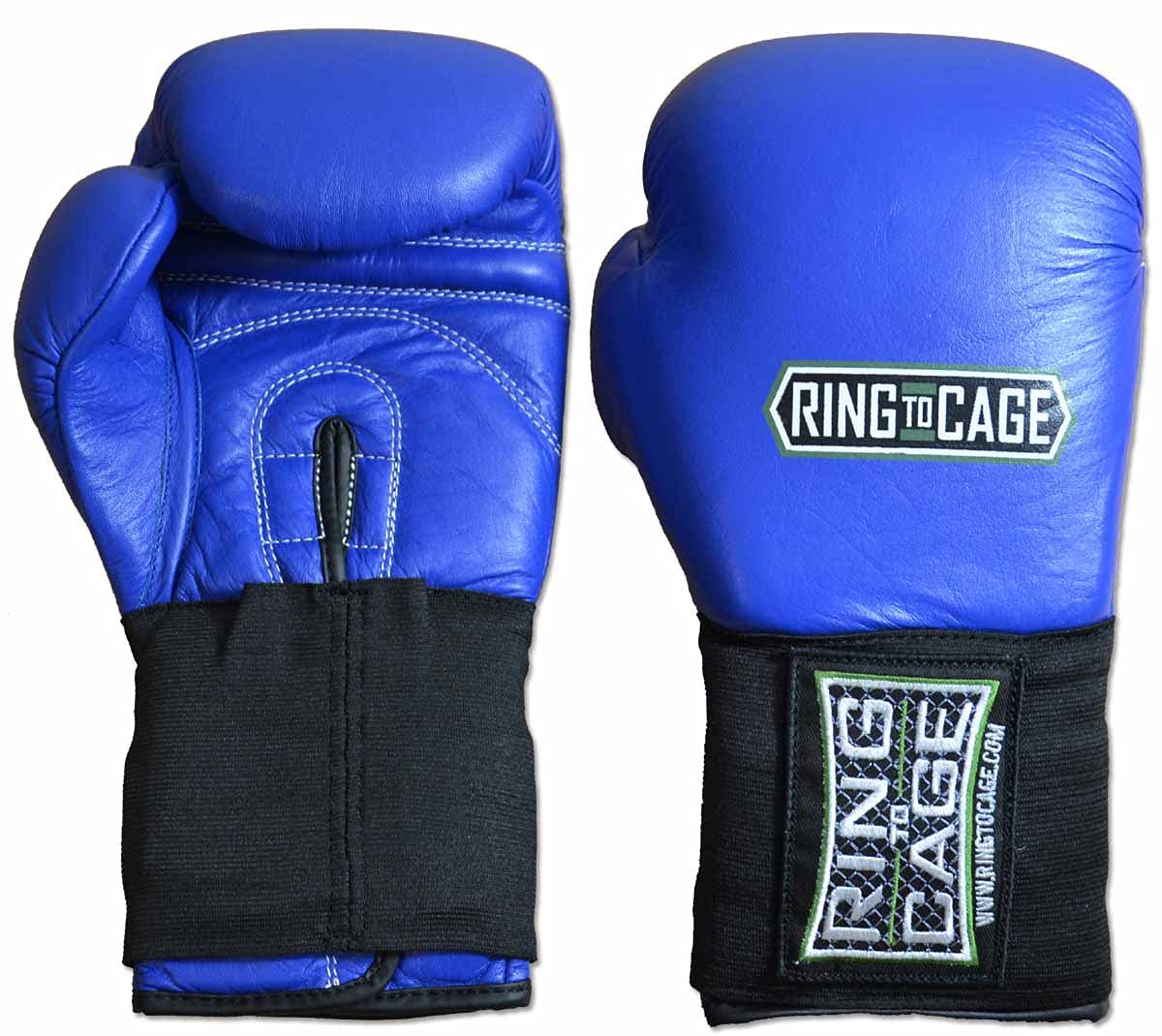 Amateur Competition Boxing Gloves - Professional Training Gloves for Men & Women (Blue/Red) - Perfect for Boxing Training, Sparring, and MMA Workouts