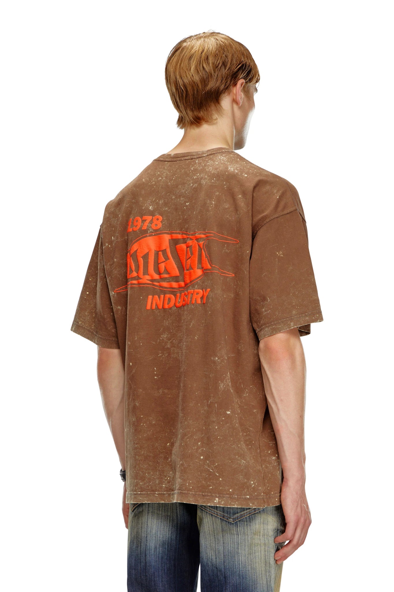 Diesel T-Boxt Q8 Men's T-Shirt in Chocolate Brown - Casual Wear for Everyday Comfort & Style