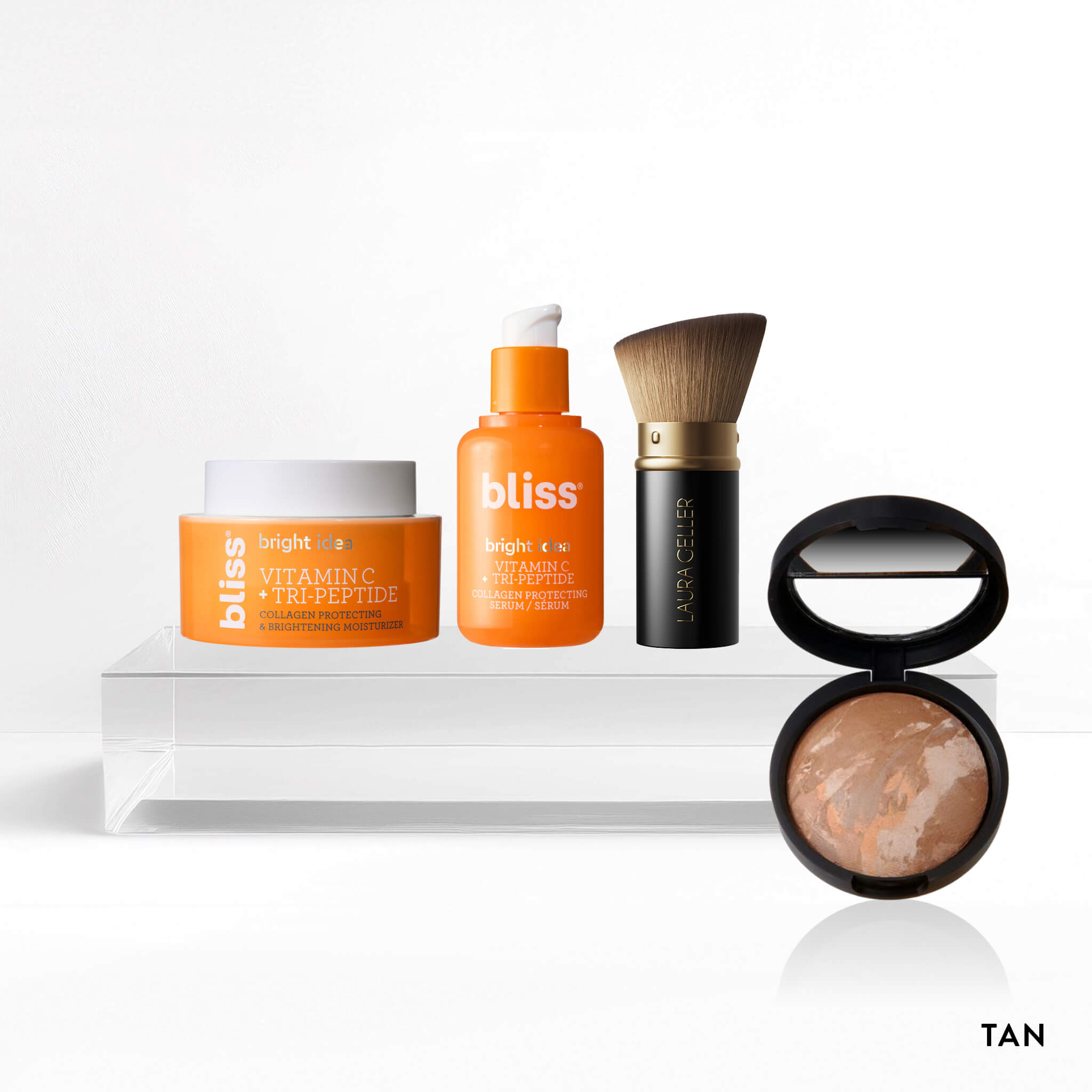 Better, Brighter Skin Kit (4PC) - Vitamin C Serum, Hyaluronic Acid Moisturizer & Exfoliator for Glowing Complexion | Perfect for Daily Skincare Routine & Anti-Aging Treatment