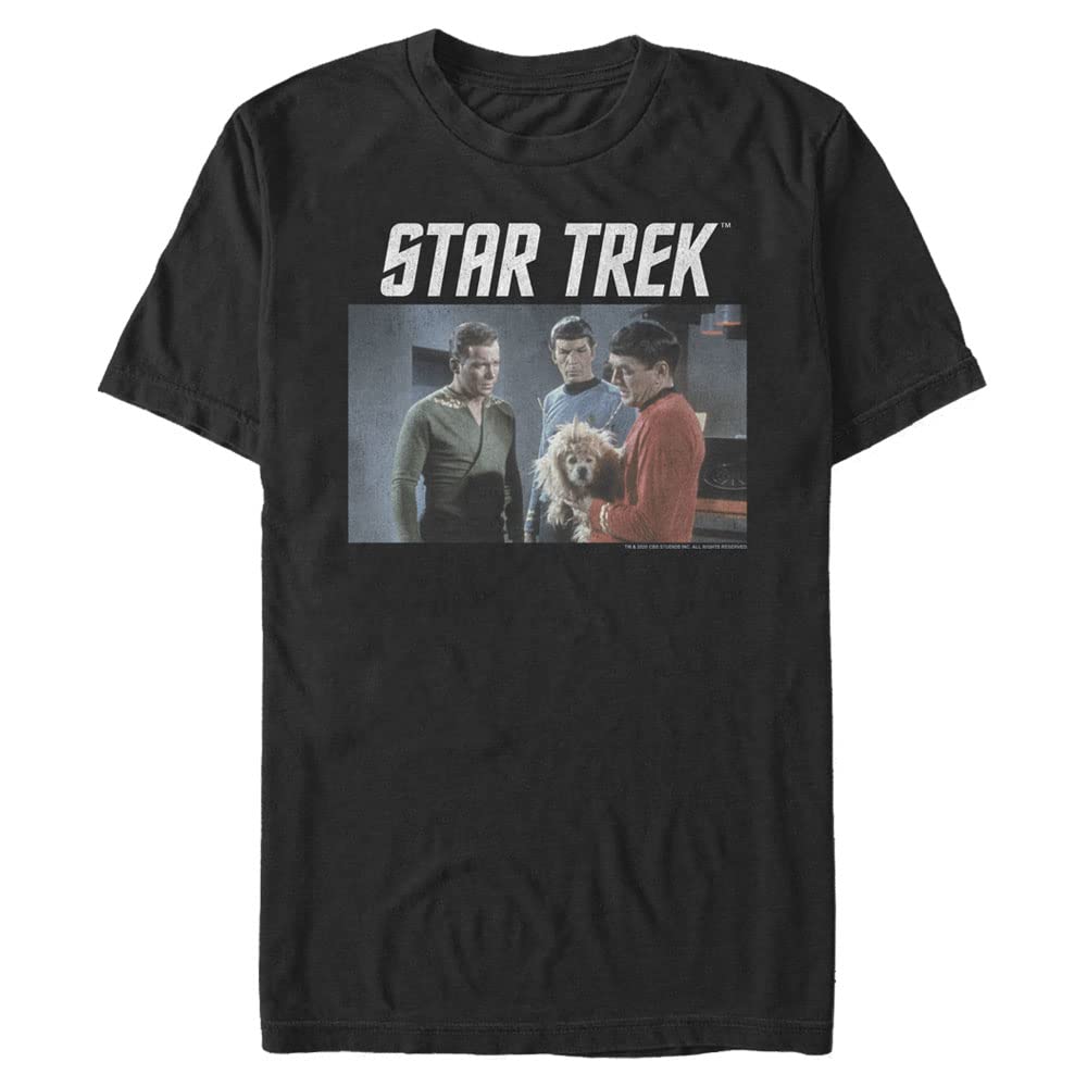 Star Trek Men's Big & Tall Alien Dog Graphic T-Shirt | Sci-Fi TV Show Merchandise for Fans | Perfect for Cosplay, Conventions & Casual Wear