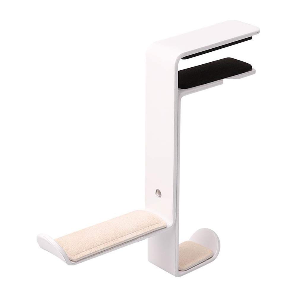 LINASHI Headphone Stand Holder - Desk Mount Non-Slip Hanger for Headphones & Headsets - Perfect for Gaming Setup, Home Office, and Studio Organization
