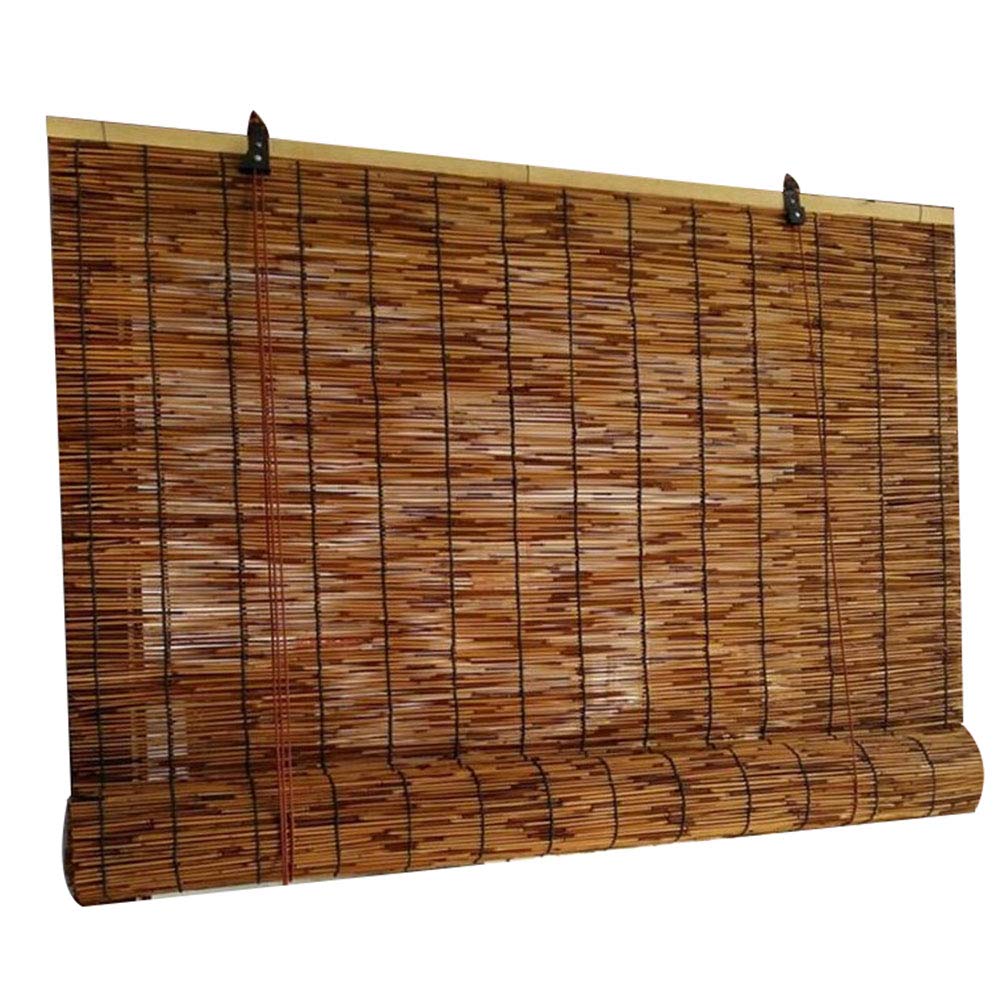 CXF Natural Bamboo Venetian Blinds - Handwoven Reed Straw Window Shades | Vintage Rattan Curtains for Oriental Home Decor | Easy Installation | 36x72 Inch & Multiple Sizes | Perfect for Living Room, Bedroom & Balcony Privacy
