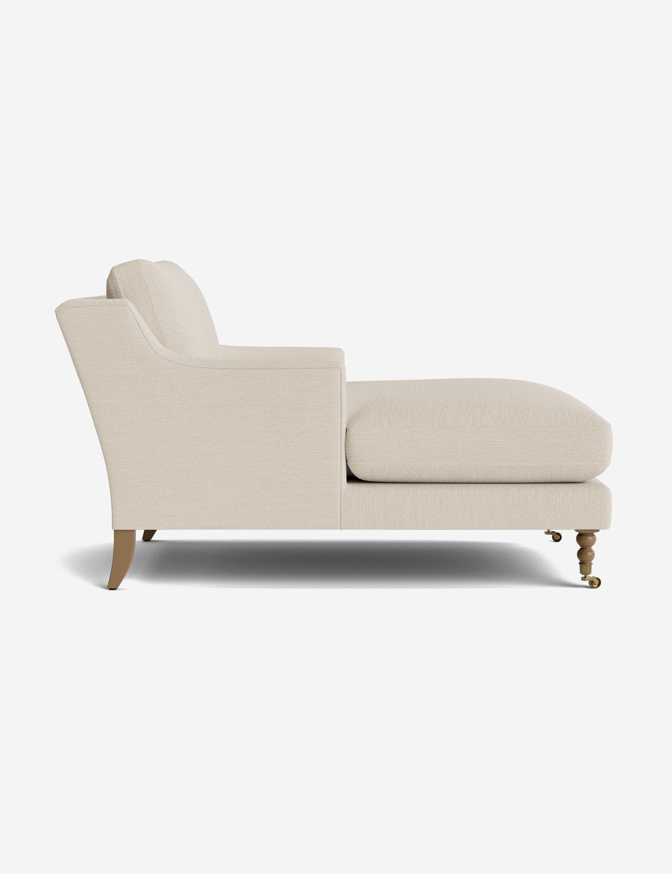 Fabienne Chaise Lounge Chair - Modern Accent Chair for Living Room, Bedroom & Office - Stylish Mid-Century Design with Upholstered Seat & Wooden Legs - Perfect for Relaxing, Reading & Decor