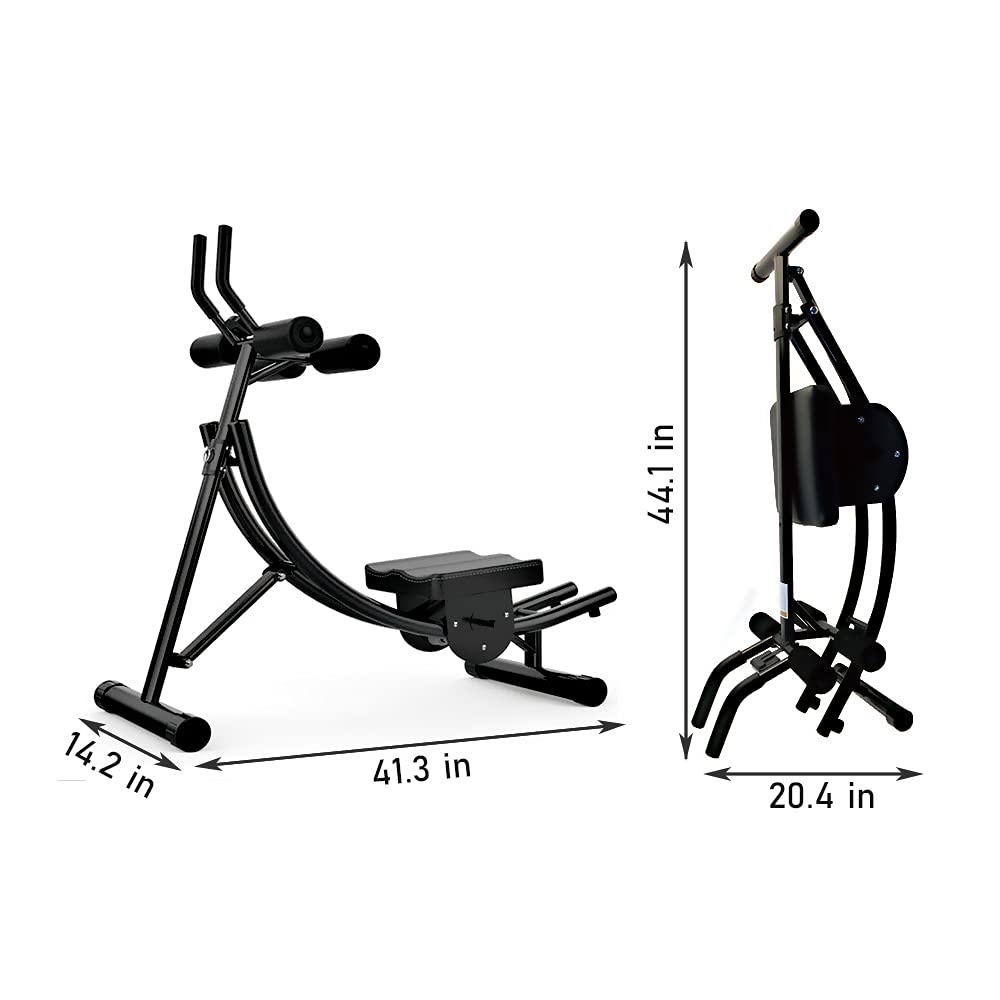 Panda Eye Ab Workout Machine - Adjustable Foldable Abdominal Trainer for Core Strength Training | Perfect for Home Gym & Fitness Enthusiasts