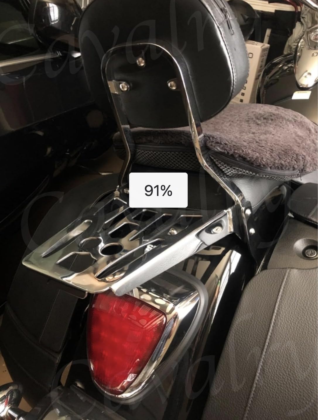 97-03 Honda Valkyrie GL1500 Motorcycle Luggage Rack - Heavy Duty Rear Trunk Carrier for Touring & Road Trips - Perfect for Long Distance Travel & Storage Accessories