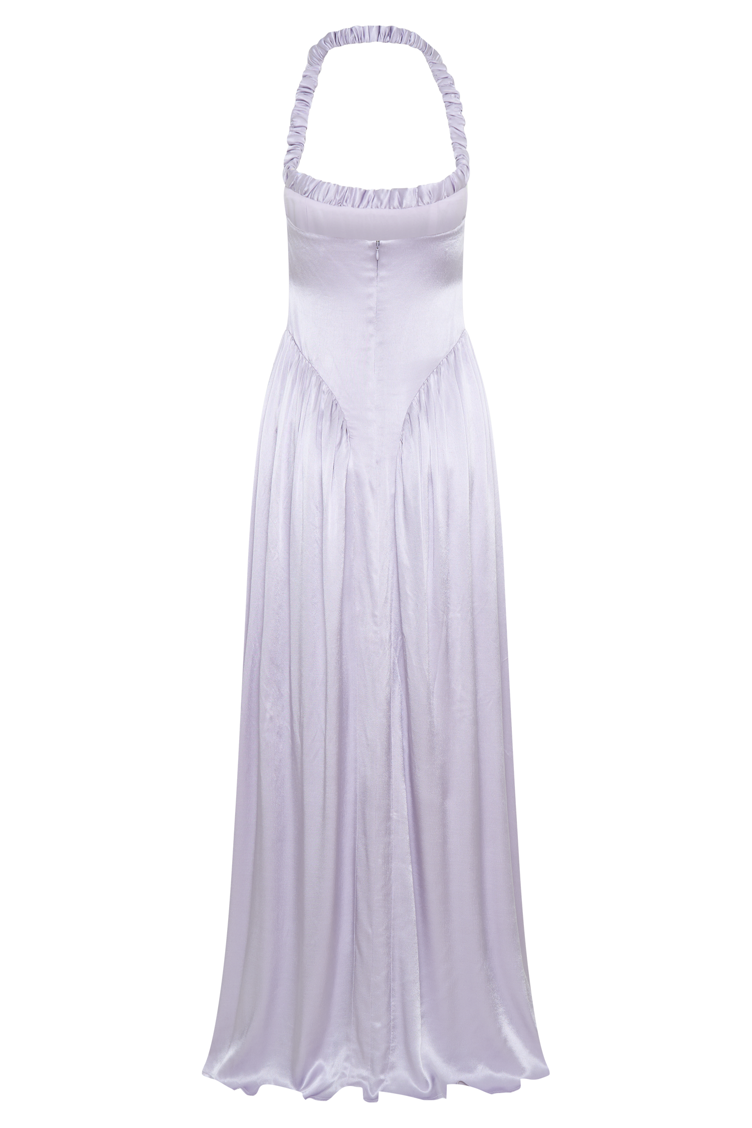 Elegant Coco Dropped Waist Maxi Dress in Lilac - Perfect for Summer Weddings, Beach Vacations & Evening Parties
