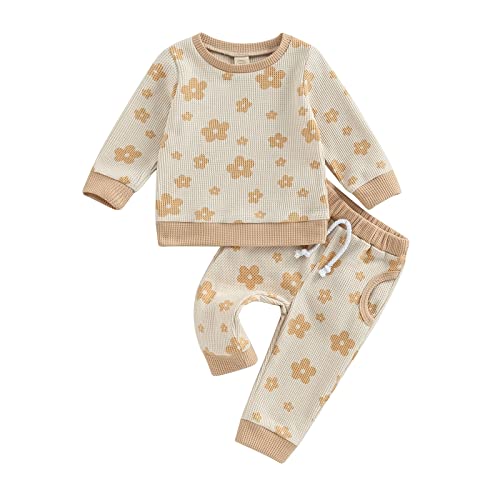 Waffle Floral Beige
