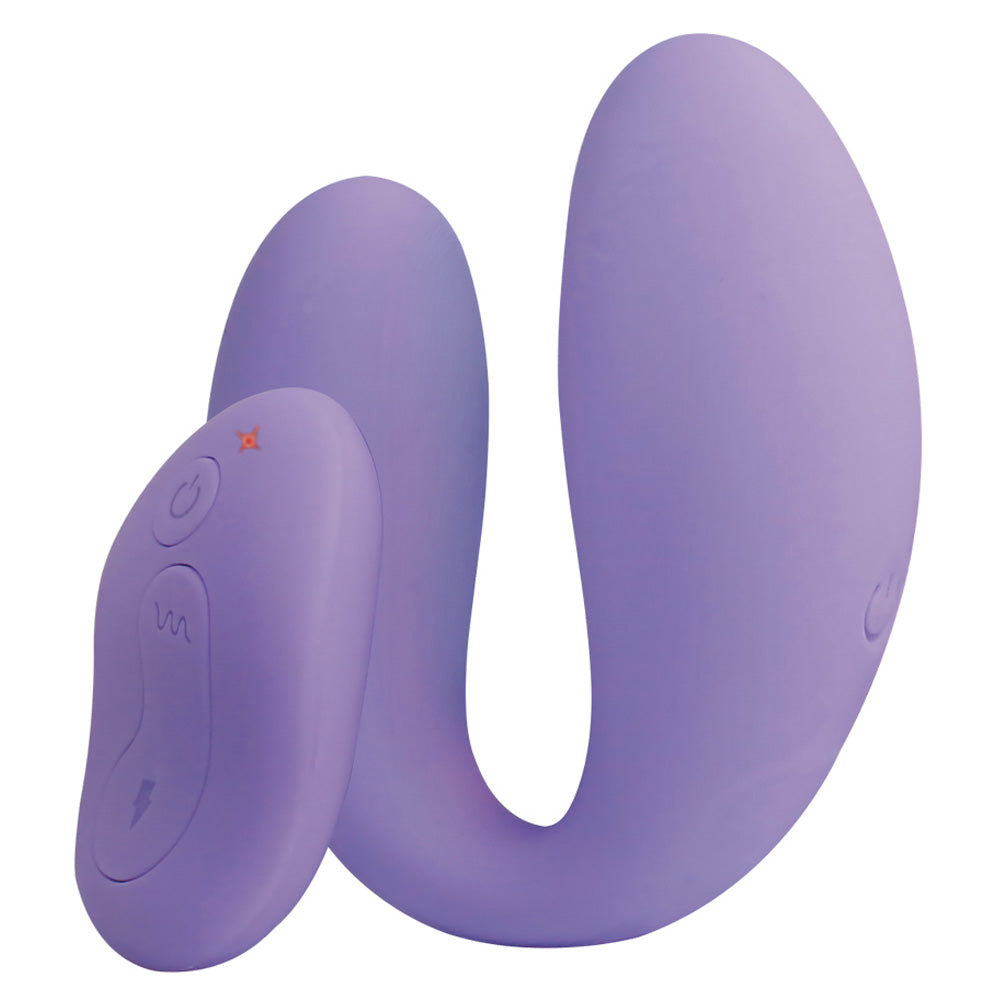 Premium Aphrodisia U Smile Remote Control G Spot & Clitoral Vibrator - Dual Stimulation for Couples & Solo Play, Waterproof & Rechargeable for Bedroom & Travel Use