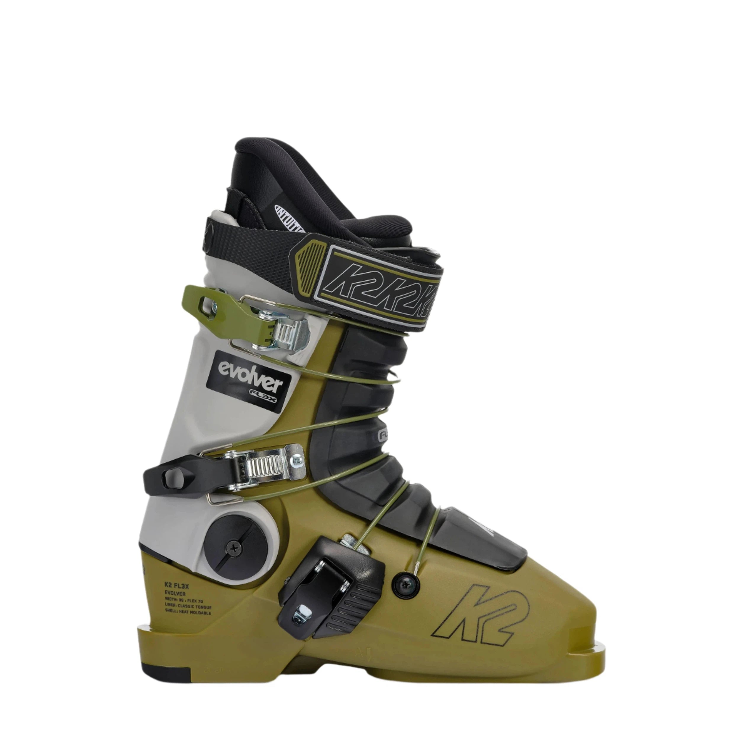 K2 Evolver Ski Boots 2025 - High-Performance Alpine Ski Boots for Men & Women | Perfect for All-Mountain Skiing & Freeride Adventures