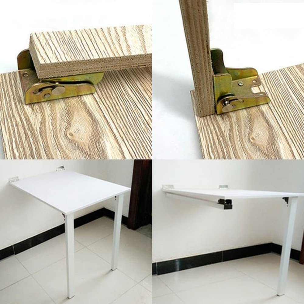4-Piece Self-Locking Hinges, 90-Degree Folding Table Hinges, Heavy Duty Foldable Leg Hinges for Chairs, Tables & Furniture – Perfect for DIY Projects, Workbenches, and Space-Saving Foldable Furniture