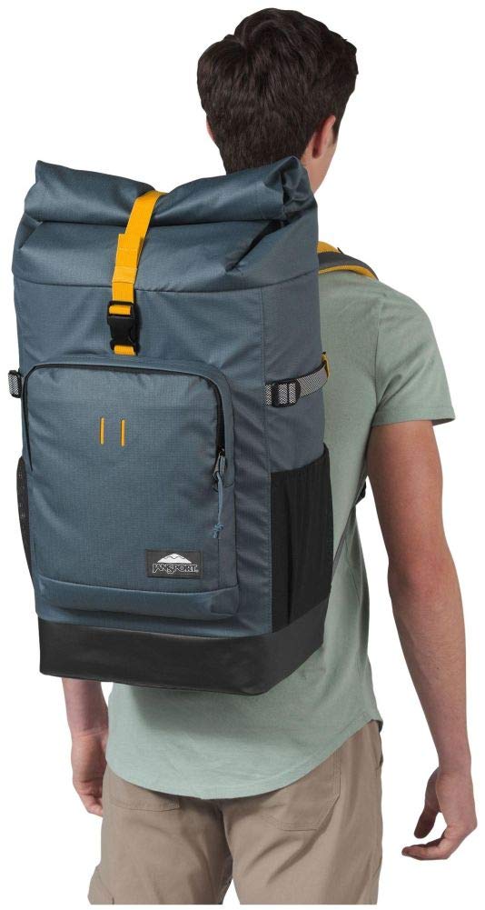 JanSport Chill Pack Cooler Backpack - Insulated Dark Slate Ripstop Lunch Bag for School, Work, Picnics & Outdoor Adventures
