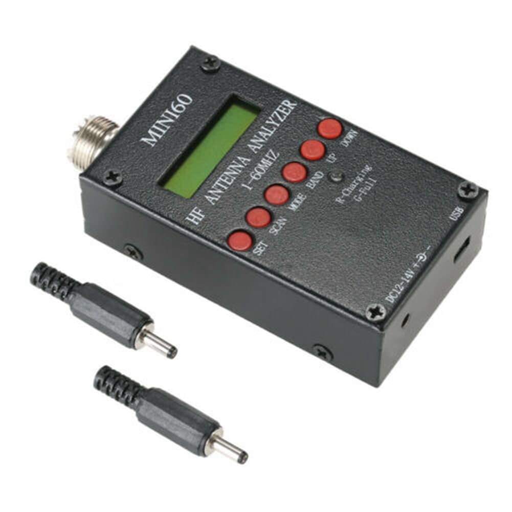 Mini60 Sark100 Antenna Analyzer 1-60MHz HF SWR with BT for Ham Radio Hobbyists