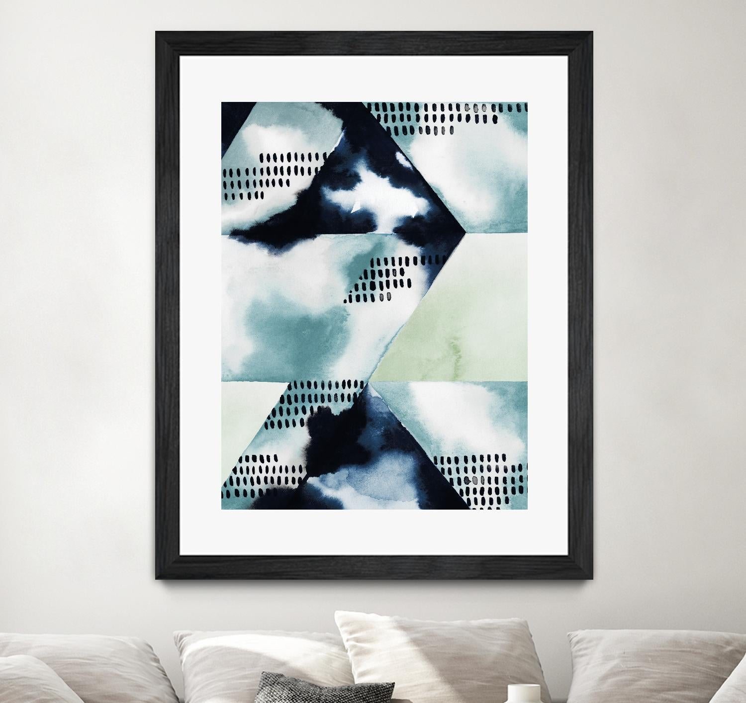 Blue Billow I - Premium Quality Blue Billow for Home Decor, Gifts & Special Occasions | Perfect for Living Room, Bedroom & Office Decorations