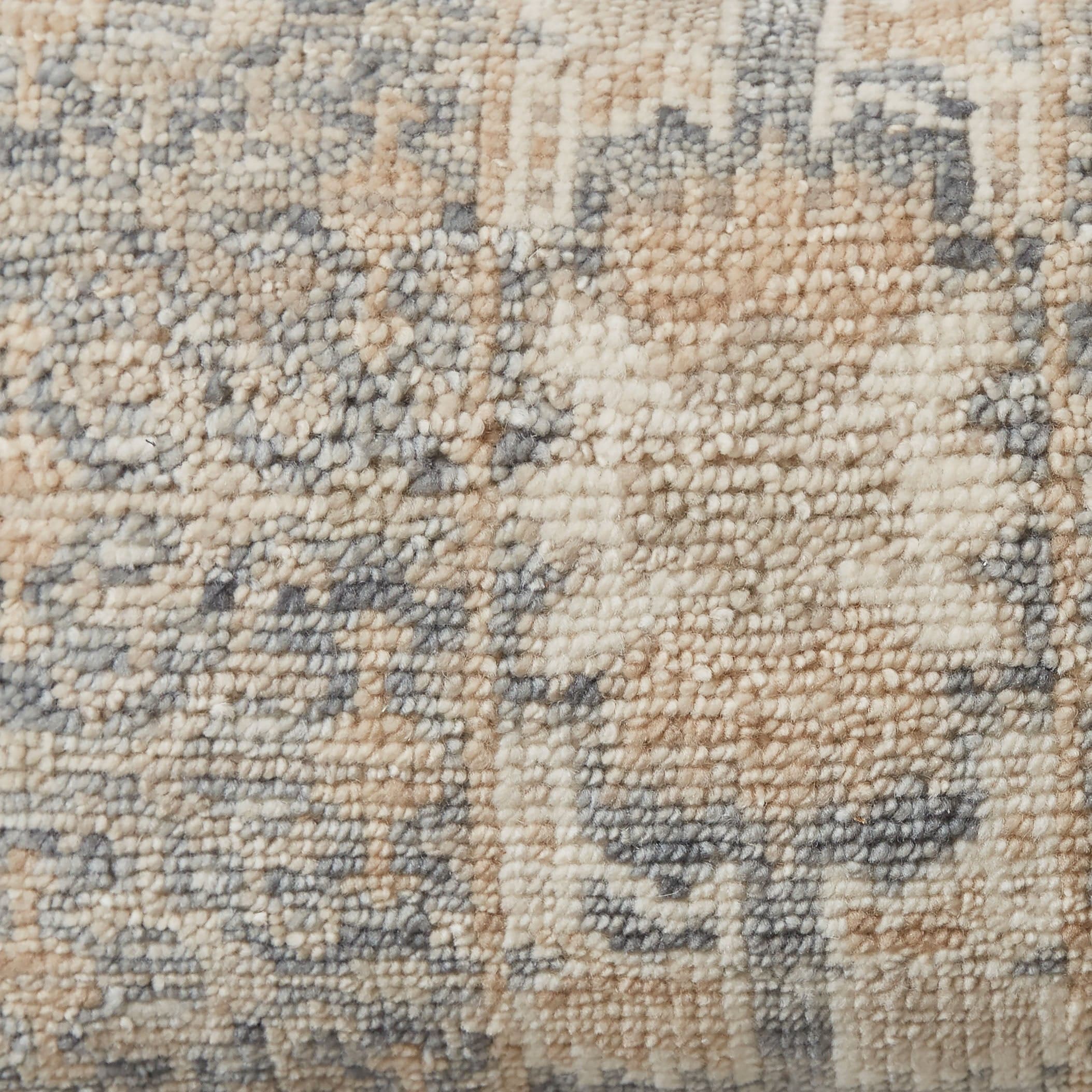Hand Knotted Lumbar Pillow - Premium Boho Home Decor for Sofa, Bed & Office - Supportive & Stylish Back Cushion for Living Room, Bedroom & Workspace