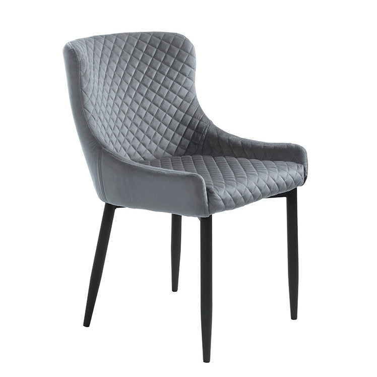 DANYA Modern Dining Chair in Light Grey - Perfect for Kitchen, Dining Room & Office - Comfortable & Stylish Seating Solution