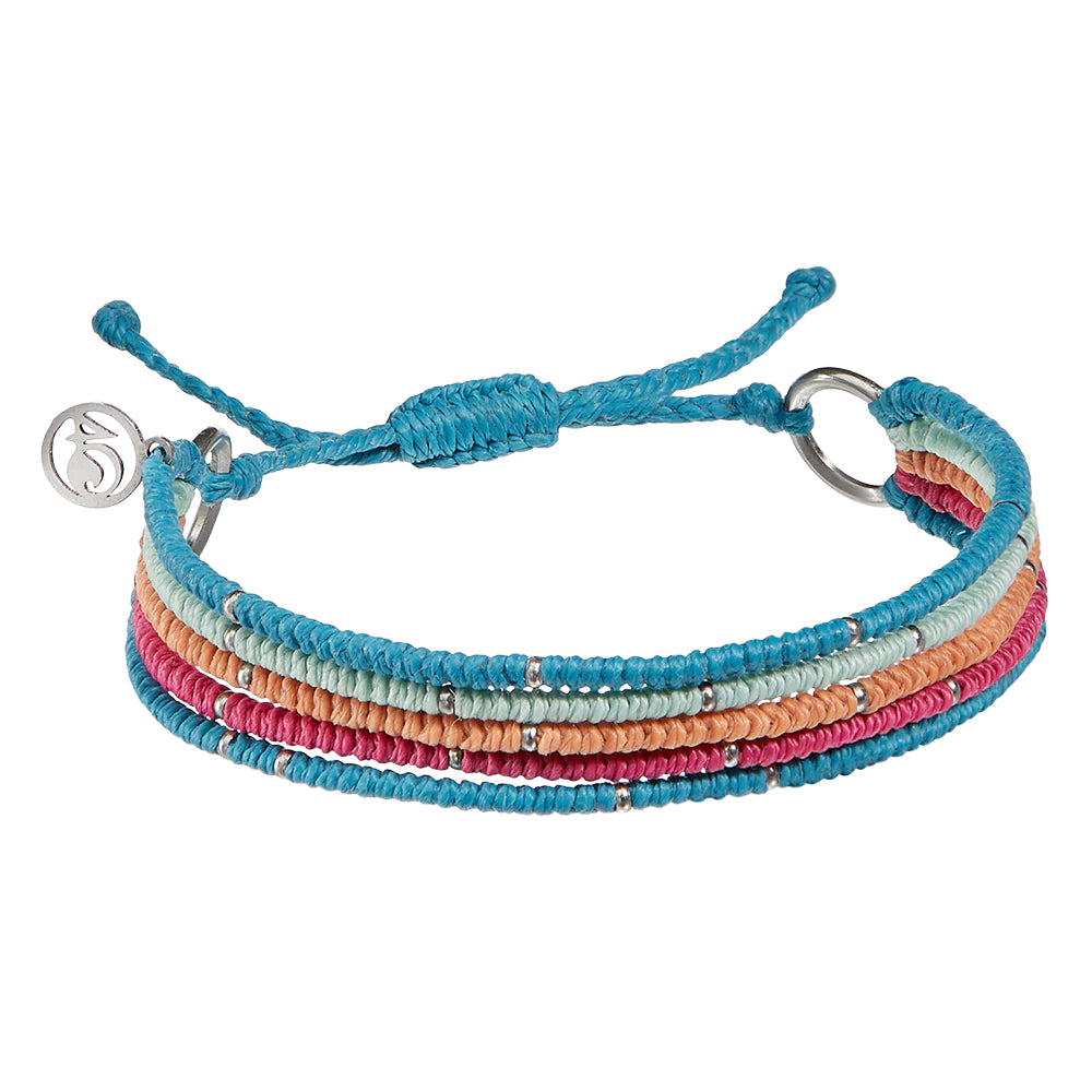 4Ocean Guatemala 5 Strand Bracelet - Eco-Friendly Recycled Ocean Plastic Bracelet for Men & Women - Support Marine Conservation - Perfect for Beach, Travel & Everyday Wear