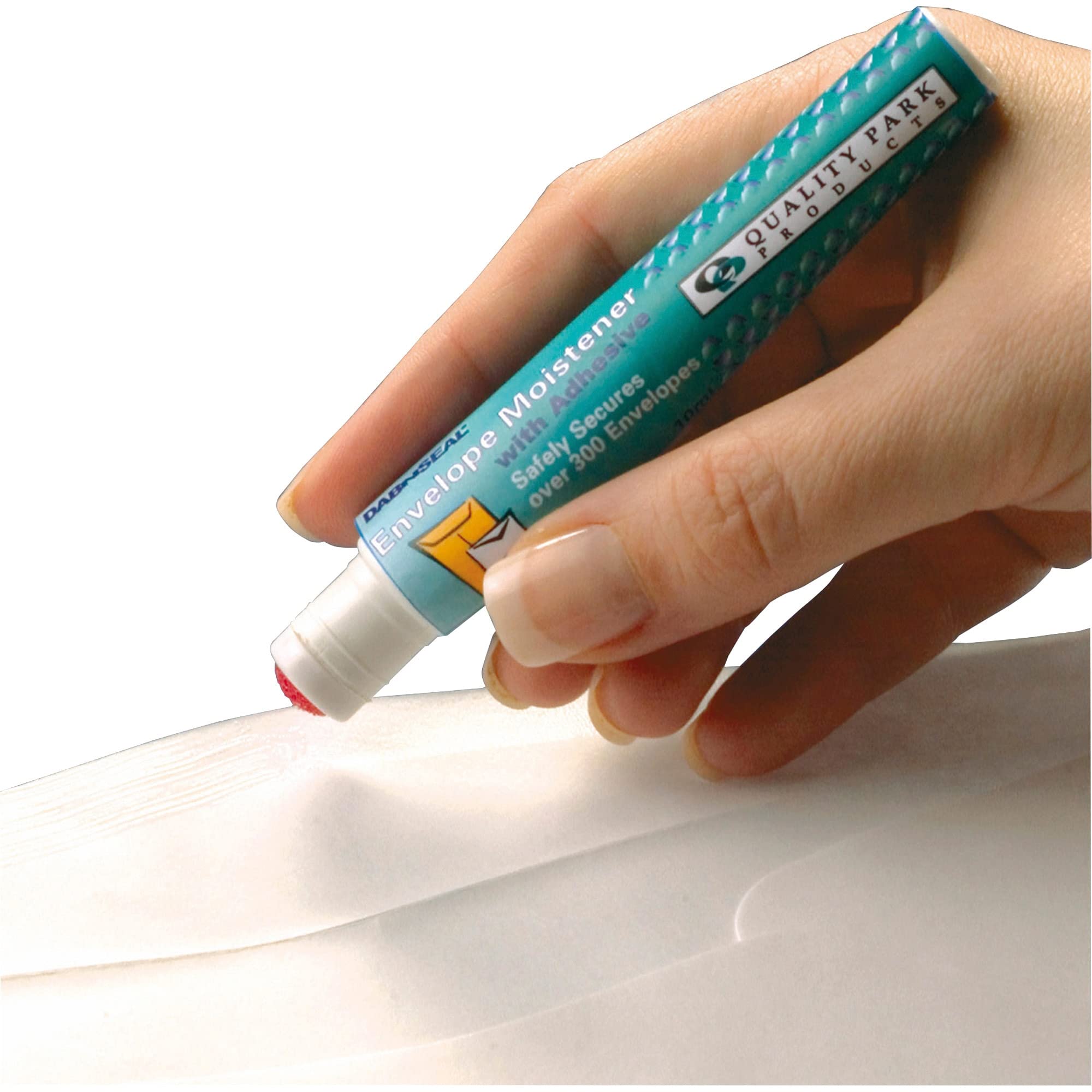 Quality Park Dab-n-Seal 2Go Moistener Pens - 10ml Envelope Moistener (2 Pack) for Mailing, Office & Home Use - Perfect for Sealing Envelopes, Letters & Documents