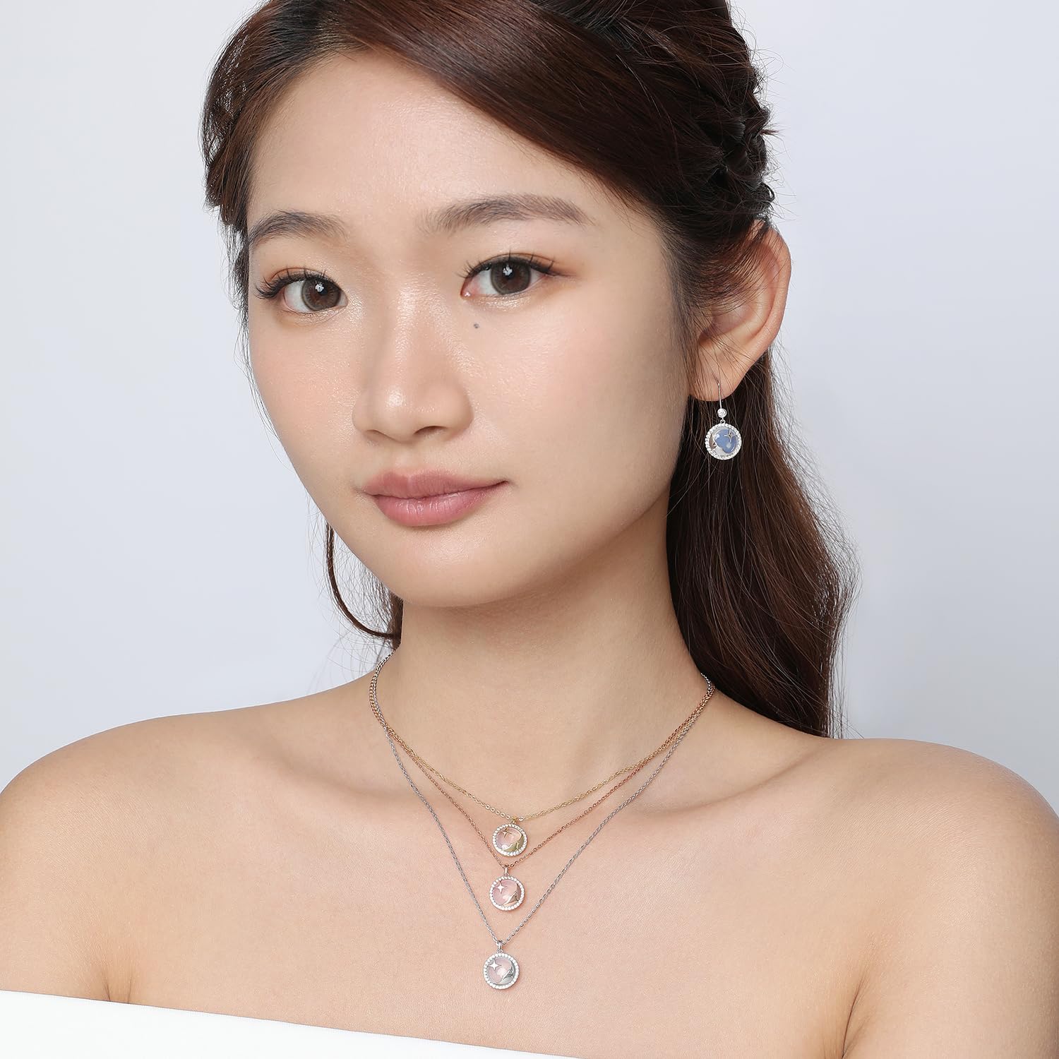 Meissa Celestial Dangle Earrings for Women | Boho Star Earrings | S925 Sterling Silver Fashion Jewelry | Christmas & New Year Gift | Perfect for Parties, Weddings & Everyday Wear