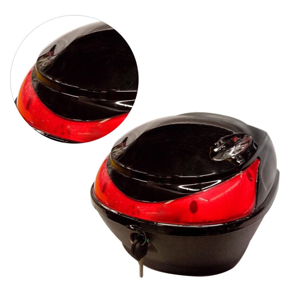 BESPORTBLE Motorcycle Trunk - Waterproof Lockable Storage Box for Scooter & Moped | Helmet Carrier & Luggage Case | 1PC Motorcycle Accessories for Commuting & Road Trips