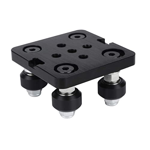 Baluue Mini V Gantry Wheel with Plate - High Precision 3D Printer Accessories for Smooth Linear Motion | Perfect for CNC Machines, DIY Projects, and 3D Printing Enthusiasts