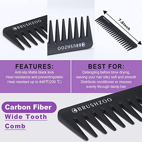 Detangling Hair Brush Set with Hair Spray Bottle - Gentle Knot-Free Styling for Kids & Adults - Perfect for Wet & Dry Hair, Travel & Home Use