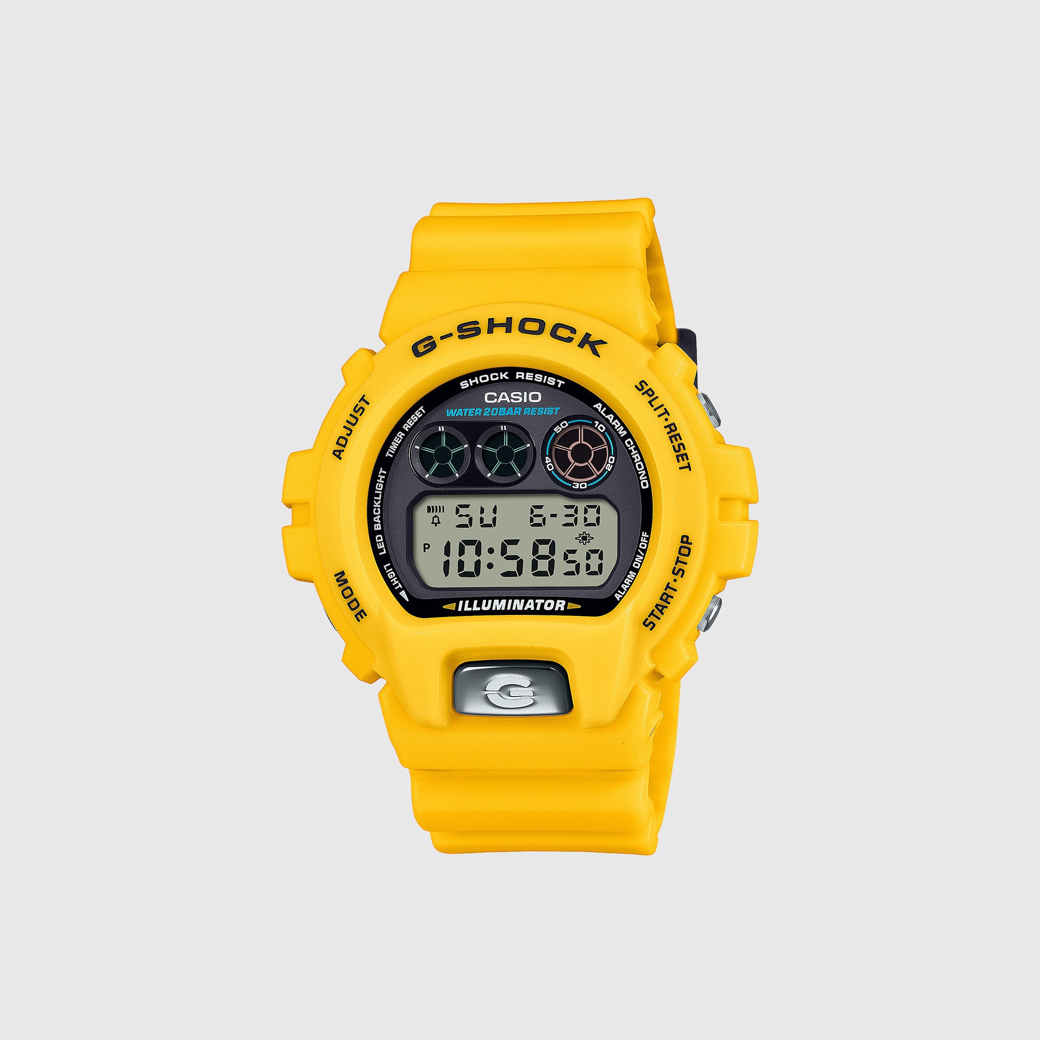 Casio G-Shock DW6900TR-9 Digital Sport Watch - Durable Shock-Resistant Design for Outdoor Activities, Running & Hiking