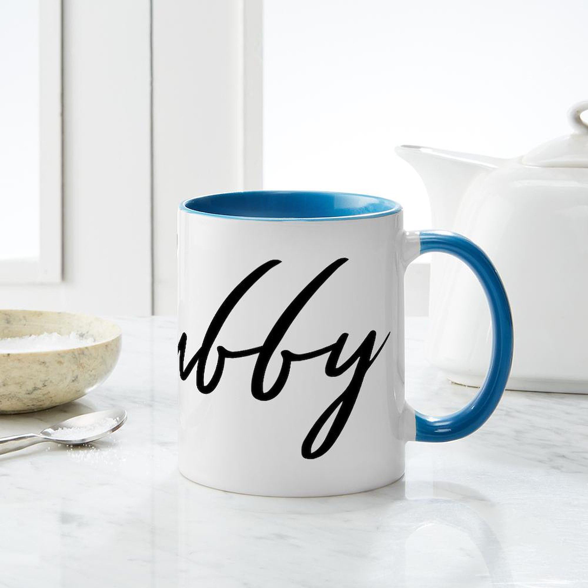 11 oz (325 ml) Ceramic Coffee Mug for Husband - Personalized Gift for Dad, Birthday, Anniversary - Perfect for Home, Office & Travel