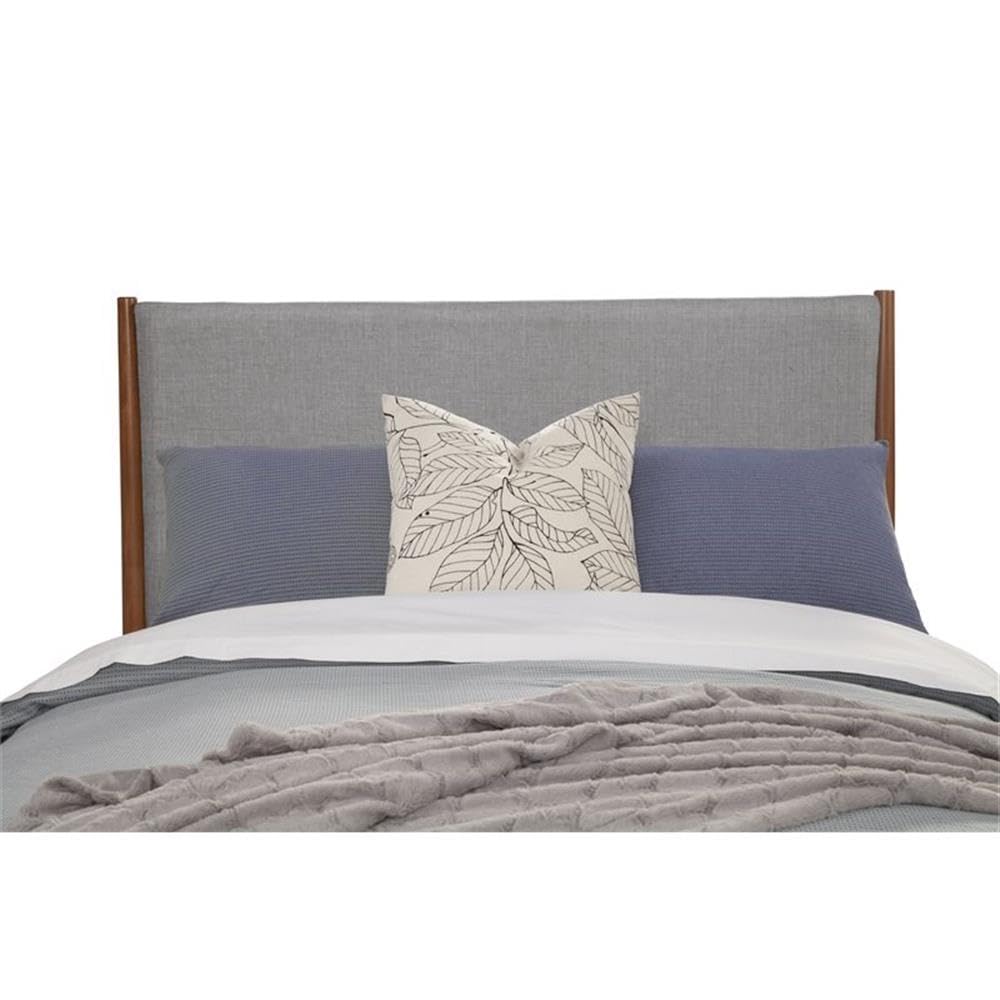 Home Square 3-Piece Queen Bedroom Set - Acorn Brown Panel Bed with Nightstand | Perfect for Master Bedrooms, Guest Rooms & Small Spaces