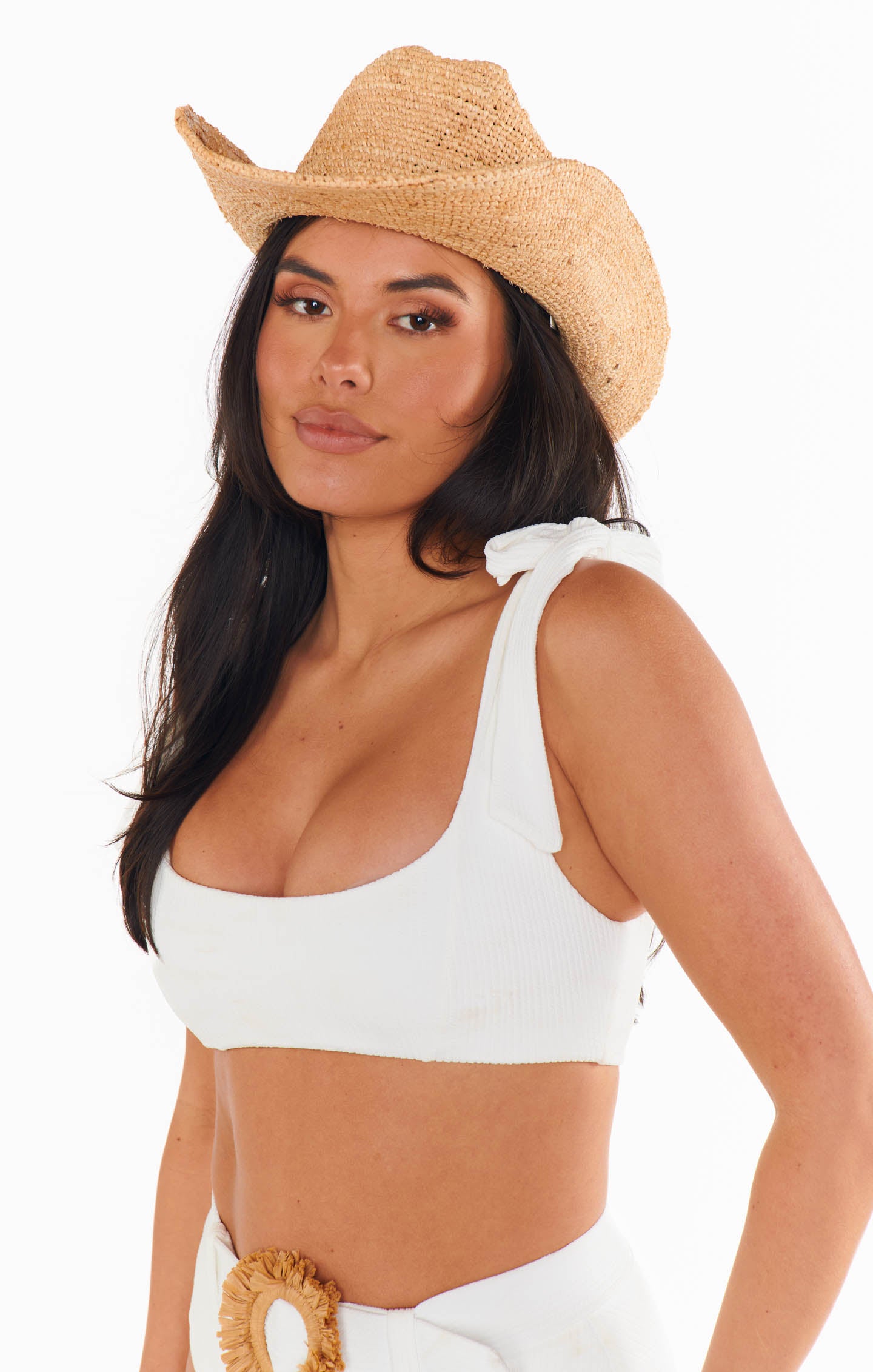 Lack of Color Natural Raffia Cowboy Hat for Women - Summer Beach Hat, Boho Festival Accessory, Outdoor Sun Protection