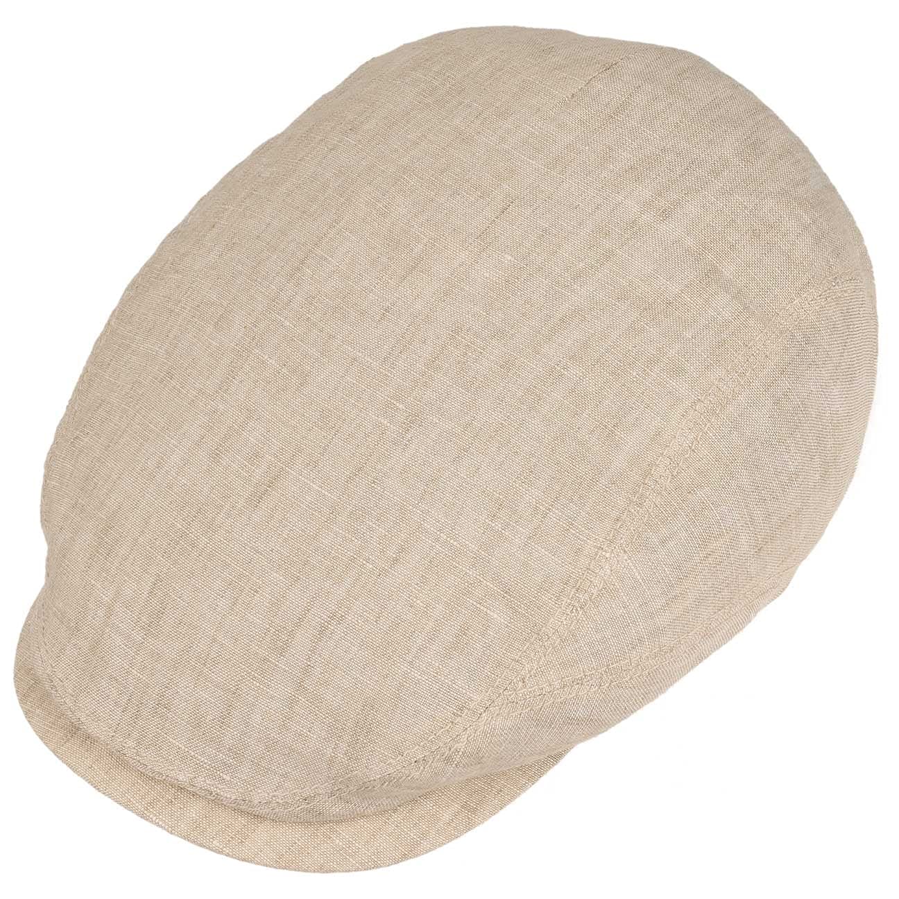 Stetson Belfast Linen Summer Flat Cap for Men | Breathable EU-Made Hat for Outdoor Activities & Casual Wear