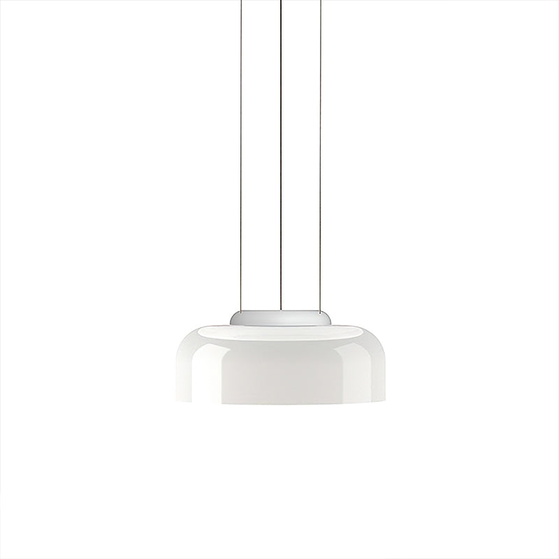 Modern Alba LED Glass Pendant Light - Dimmable Hanging Fixture for Kitchen Island, Dining Room & Bedroom Lighting | Energy Efficient & Stylish Home Decor