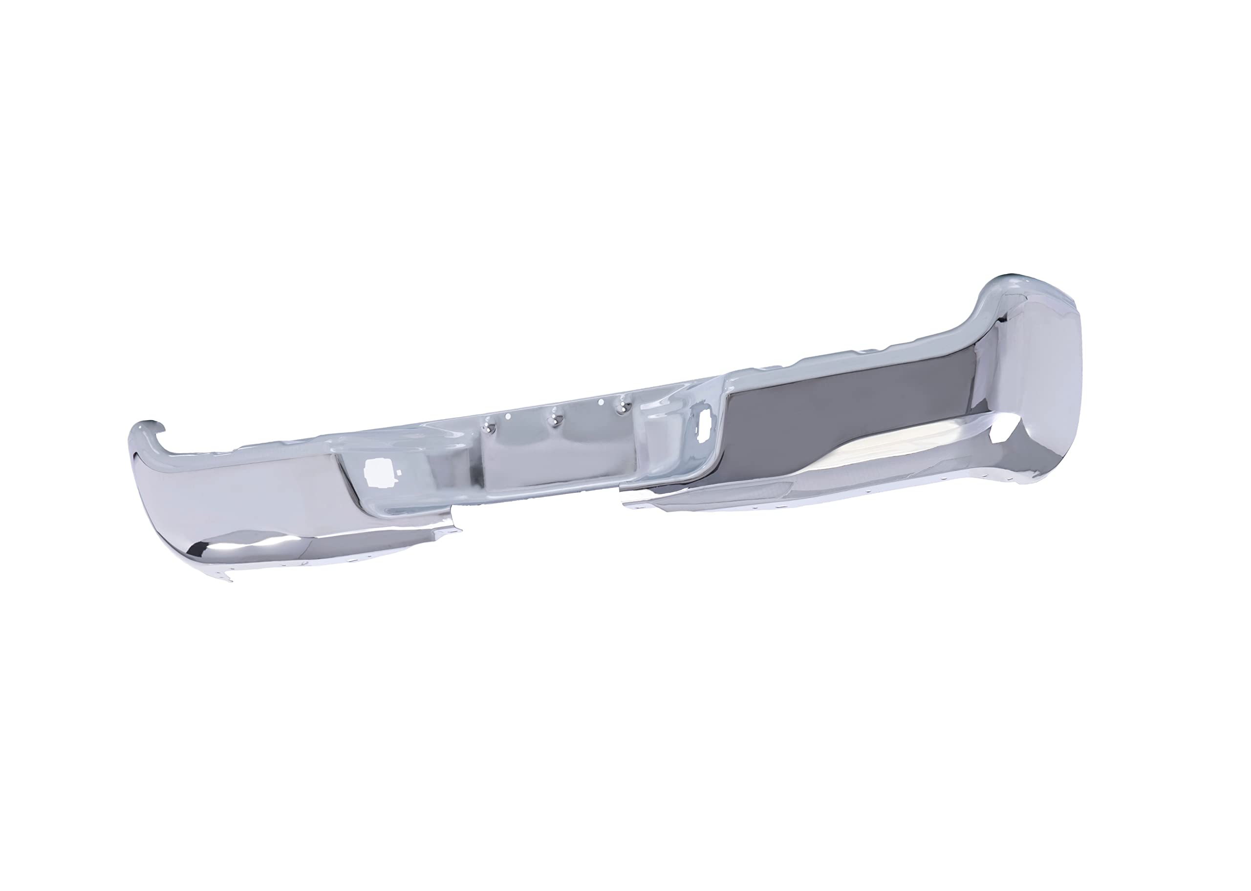 Chrome Steel Rear Step Bumper Face Bar for 2005-2015 Toyota Tacoma - TO1102240 | Durable & Stylish Replacement | Perfect for Off-Roading & Truck Upgrades