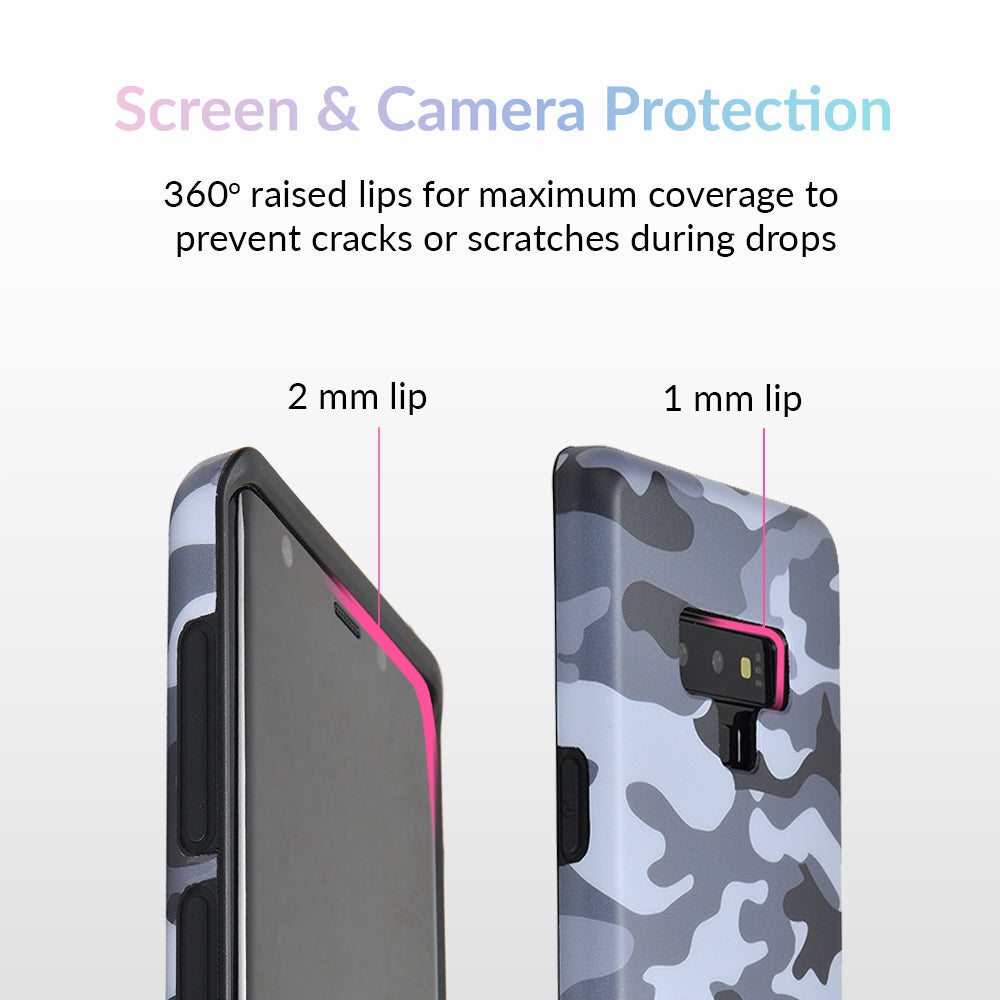 Samsung Galaxy Case - Gray Camo Design, Durable Protective Cover for Samsung Galaxy [Model] | Perfect for Outdoor, Travel & Everyday Use
