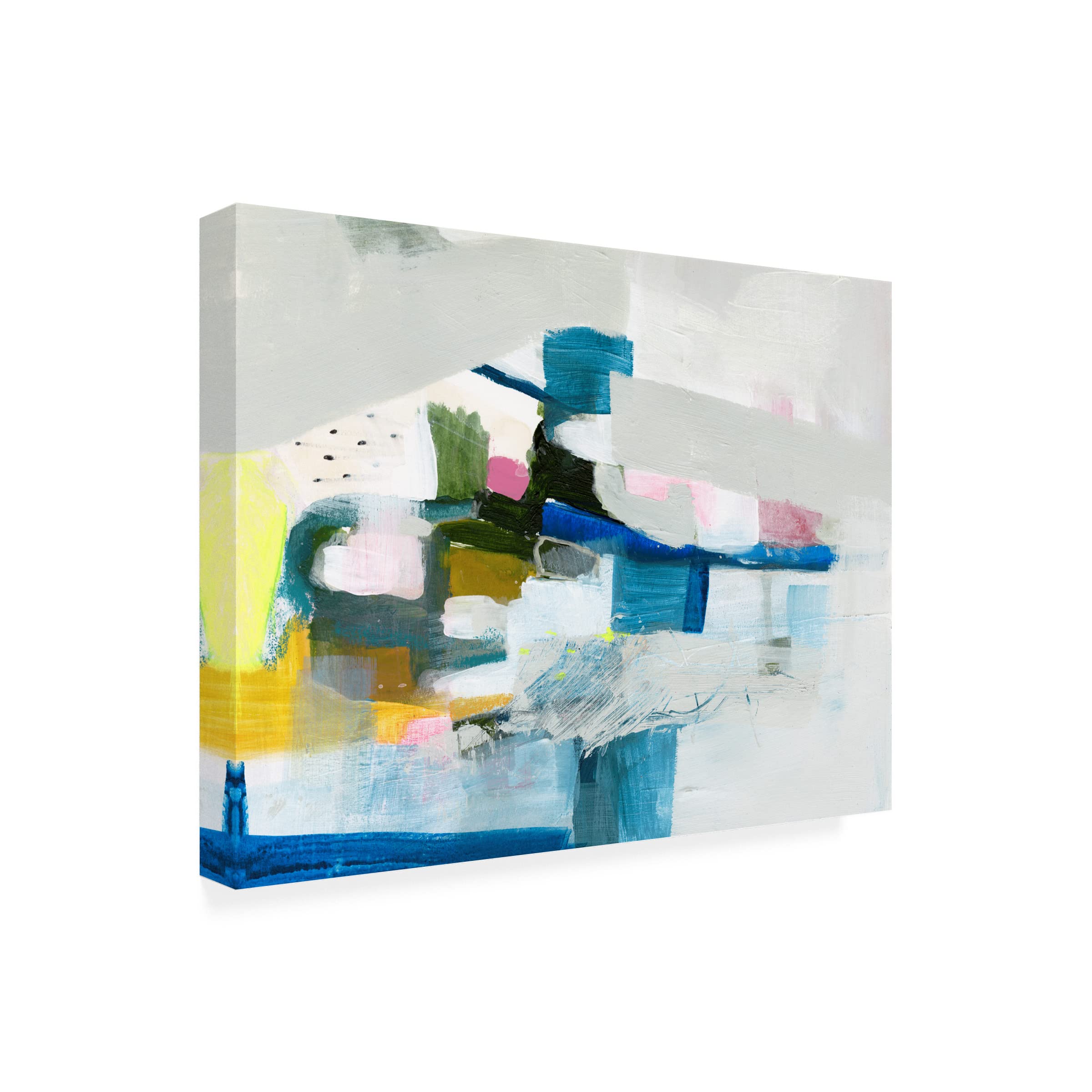 Victoria Borges 'Costa I' Canvas Wall Art Print - Modern Coastal Beach Decor for Living Room, Bedroom & Office | Trademark Fine Art Collection