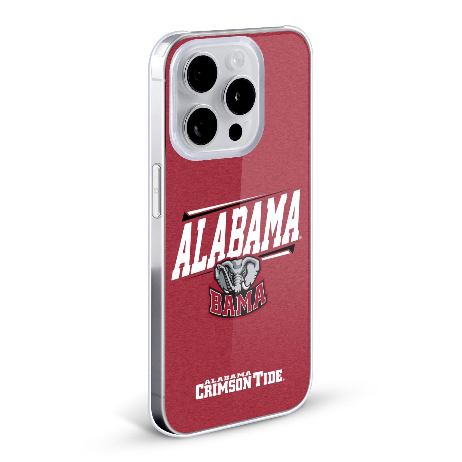 Officially Licensed University of Alabama UA iPhone 13 Pro Max Case | Double Bar Hard Back Protective Cover | Perfect for Game Days, School Pride & Bama Fans