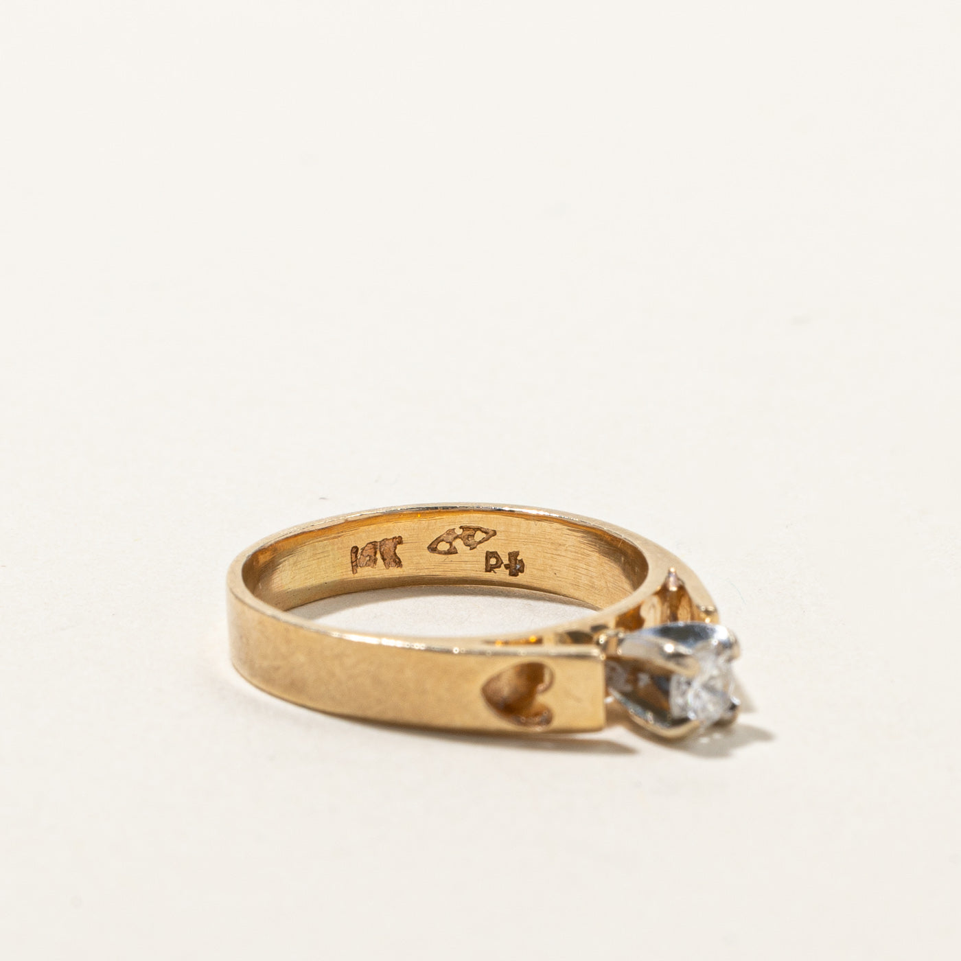 0.13ct Solitaire Diamond Ring for Women - Size 4 | Classic Engagement & Wedding Band | Perfect for Proposals, Anniversaries & Special Occasions