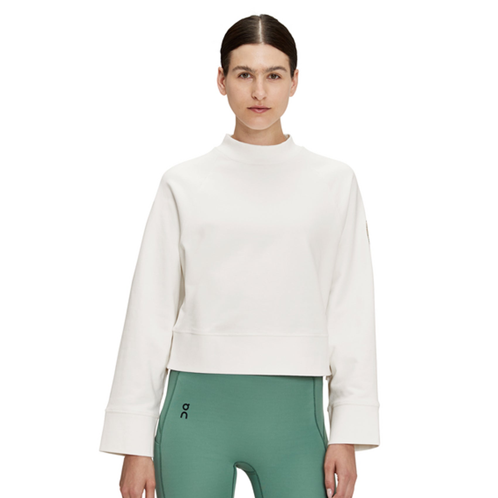 Women's On Running Crew Neck Sweatshirt - Lightweight Fleece Pullover for Running, Gym & Casual Wear | Moisture-Wicking & Breathable Activewear