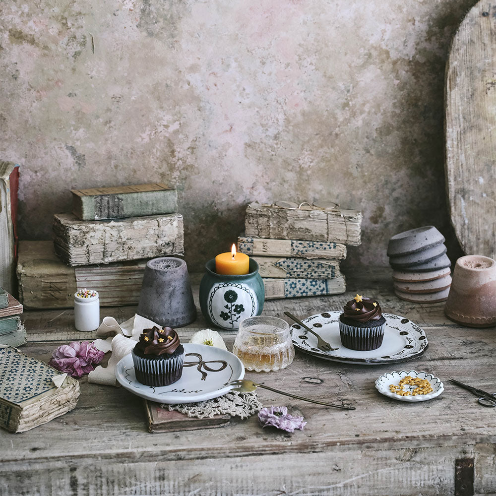 Hand Painted Ceramic Bowls and Plates Set - Elegant Dinnerware for Home Dining, Parties & Gifts | Microwave & Dishwasher Safe