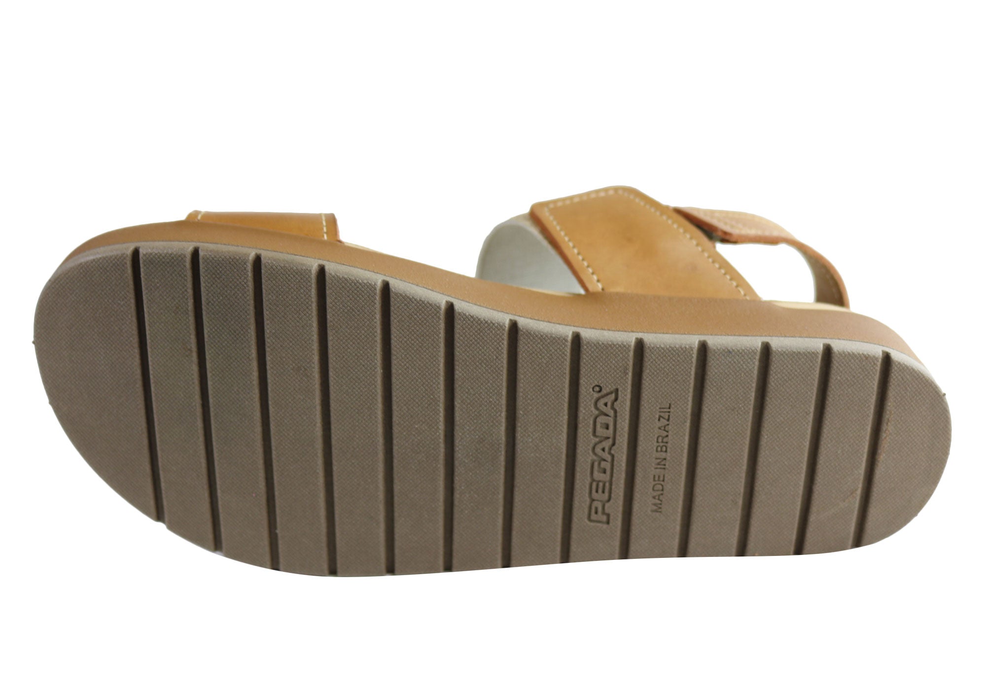 Pegada Rosie Women's Comfort Cushioned Leather Sandals - Handmade in Brazil - Perfect for Beach, Vacation & Summer Outfits