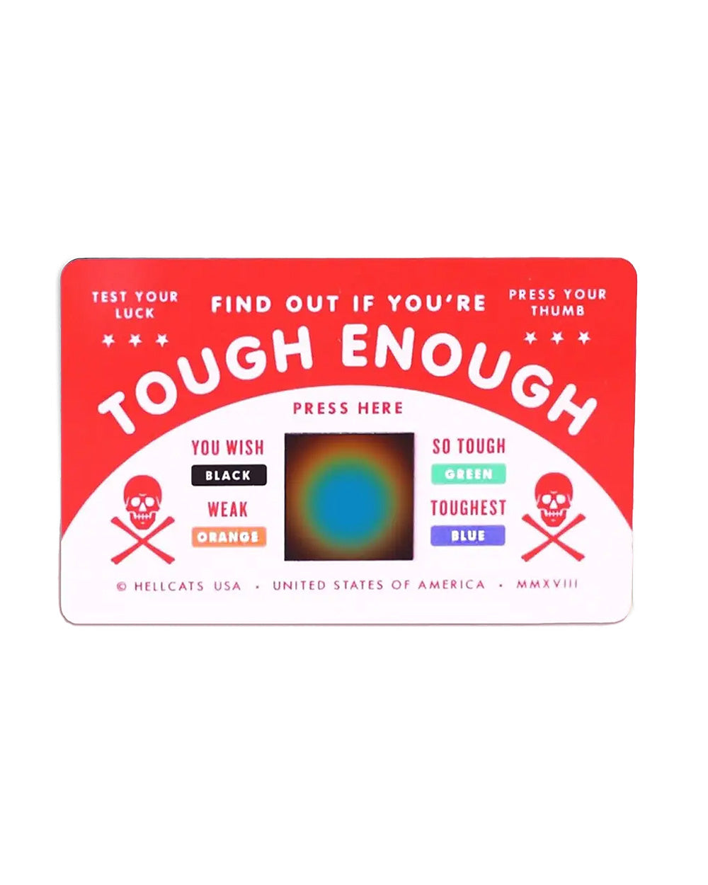 Tough Enough Mood Card - Inspirational Greeting Cards for Motivation & Encouragement - Perfect for Gifts, Office Decor, and Daily Positivity