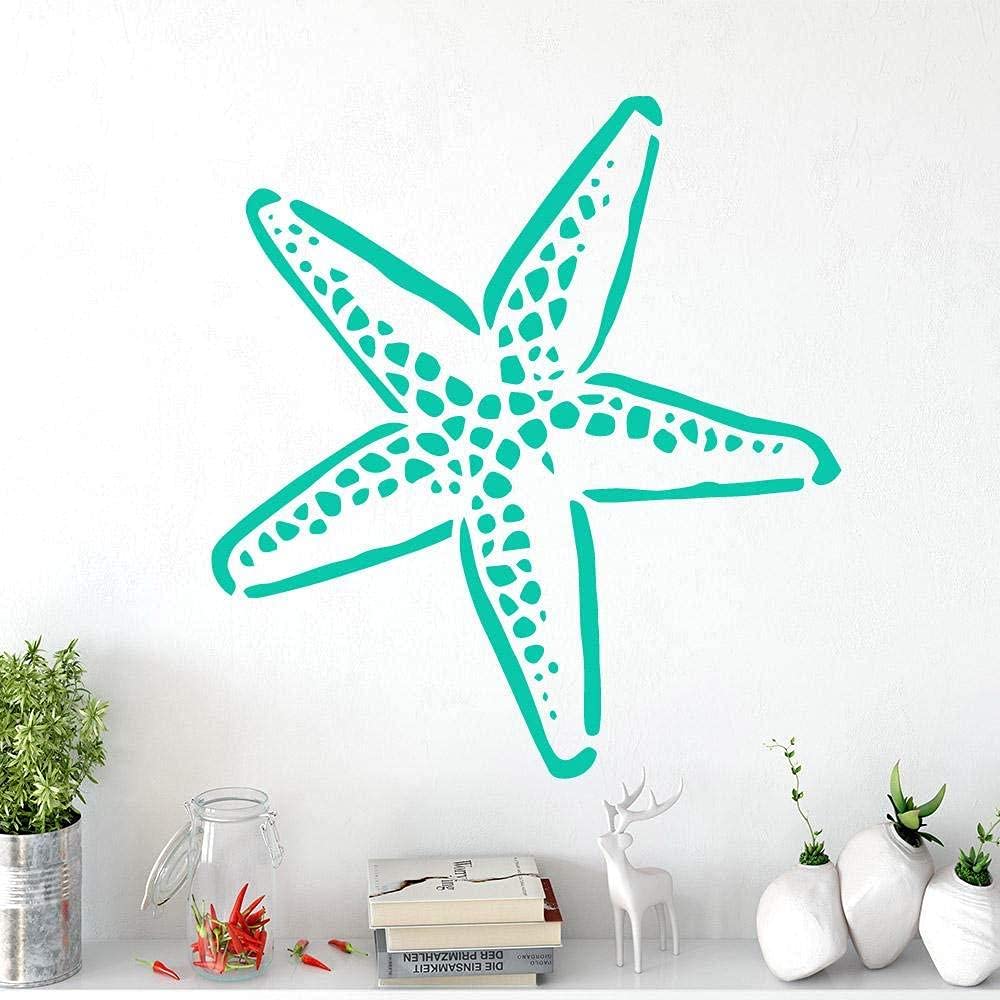 JIANPENG DIY Starfish Wall Stickers - Vinyl Wall Decals for Home Decor (43x46cm) | Perfect for Nursery, Bedroom & Living Room Wall Art