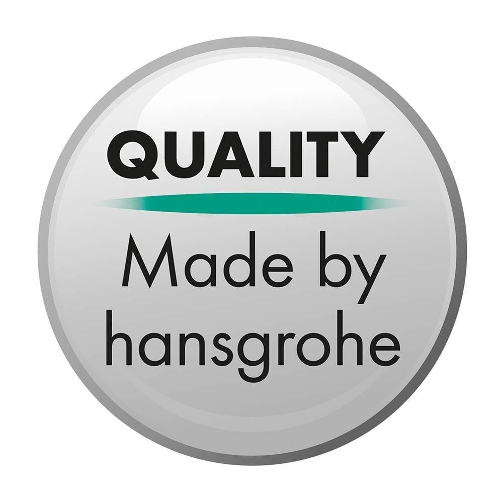 hansgrohe 12-Inch to 18-Inch Adjustable Chrome Towel Bar - Modern Bathroom Towel Rack for Hand & Bath Towels - Perfect for Bathrooms, Showers & Spa Areas