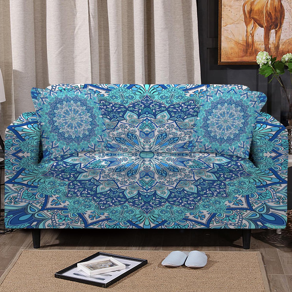 Premium Waterproof Beach Couch Cover - Sand & UV Resistant Outdoor Furniture Protector for Patio, Poolside & Coastal Homes