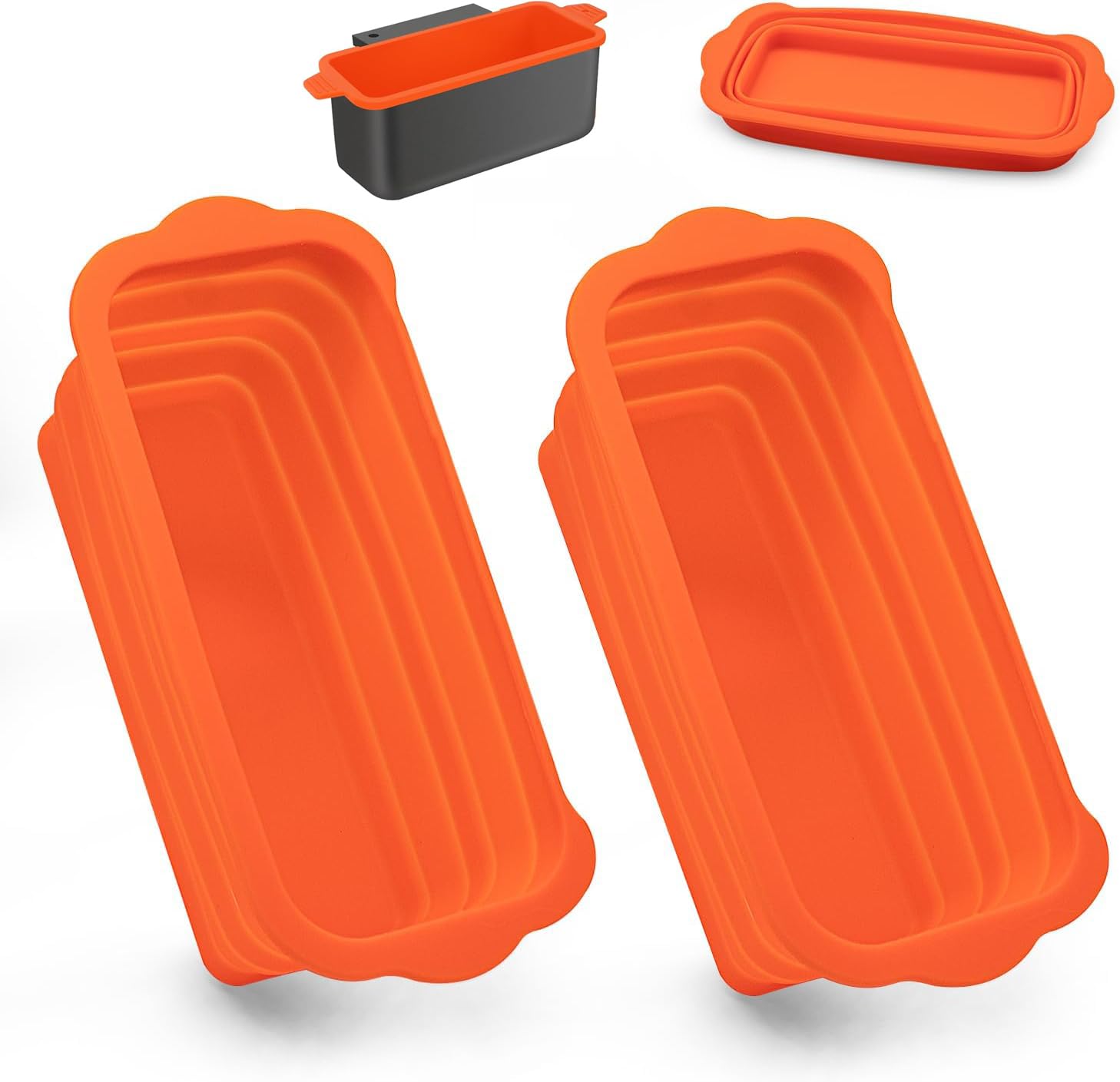 **2 Pack Reusable Silicone Grease Cup Liners for Blackstone Griddles (36, 28, 22, 17 Inch) – Durable Oil Catcher & Drip Pan Accessories for Outdoor BBQ, Camping & Backyard Grilling**