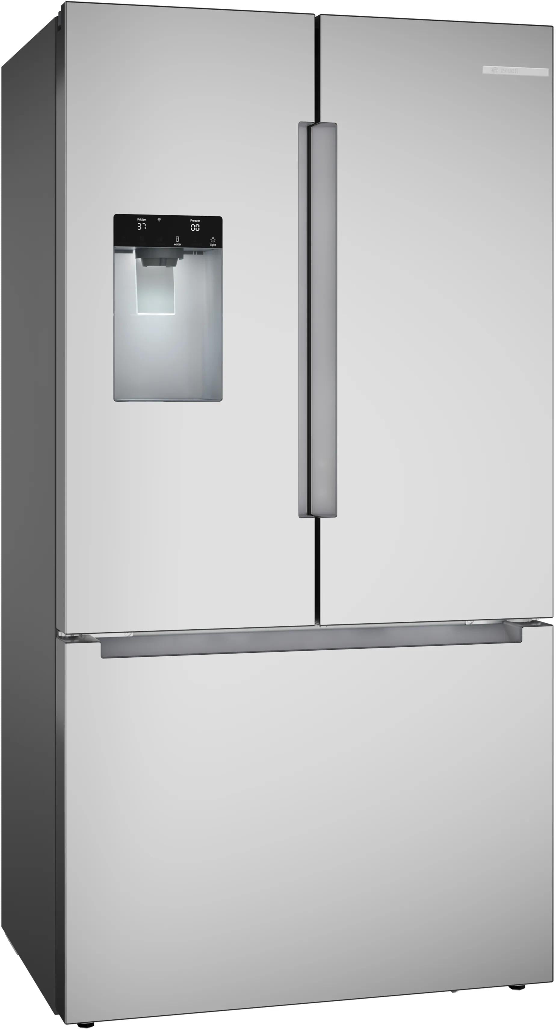 Bosch B36CD10ENS 100 Series 36-Inch French Door Bottom Freezer Refrigerator in Stainless Steel with Anti-Fingerprint Technology | No Frost Cooling System | Perfect for Modern Kitchens and Open-Concept Homes